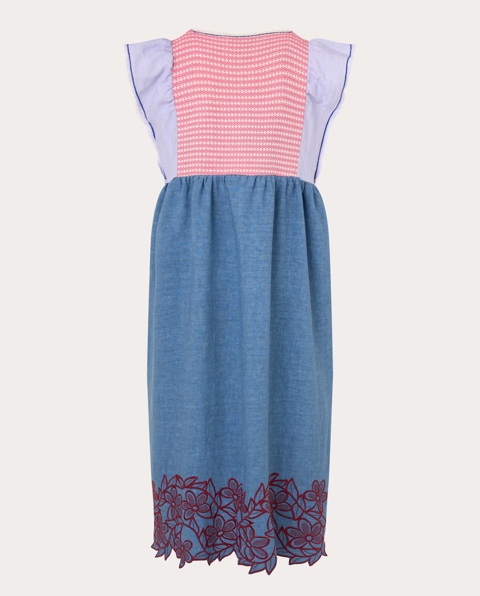 Vestido Midi Aloe Jilly Azul-2
