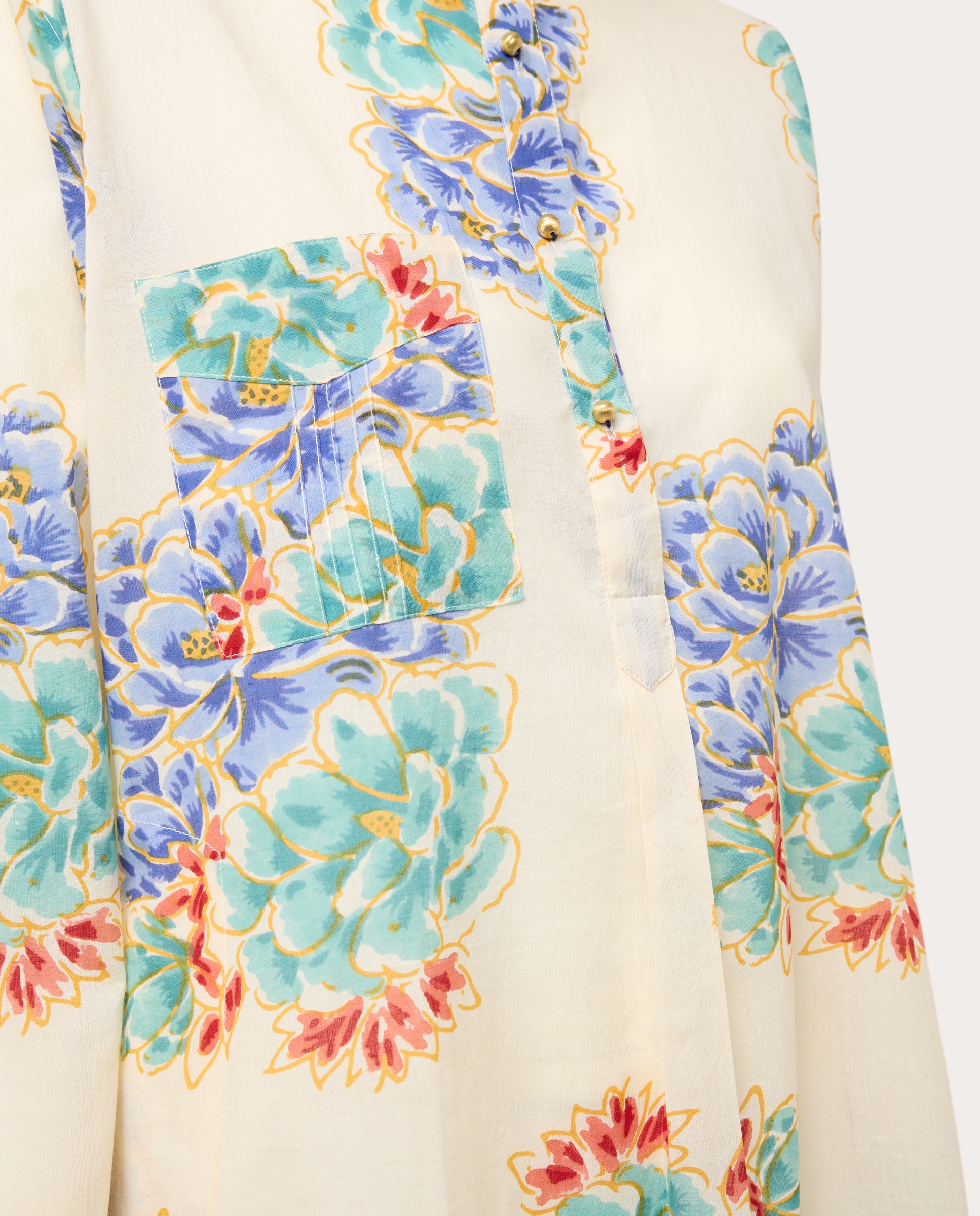 Kaftan de Algodão Multicolor-3
