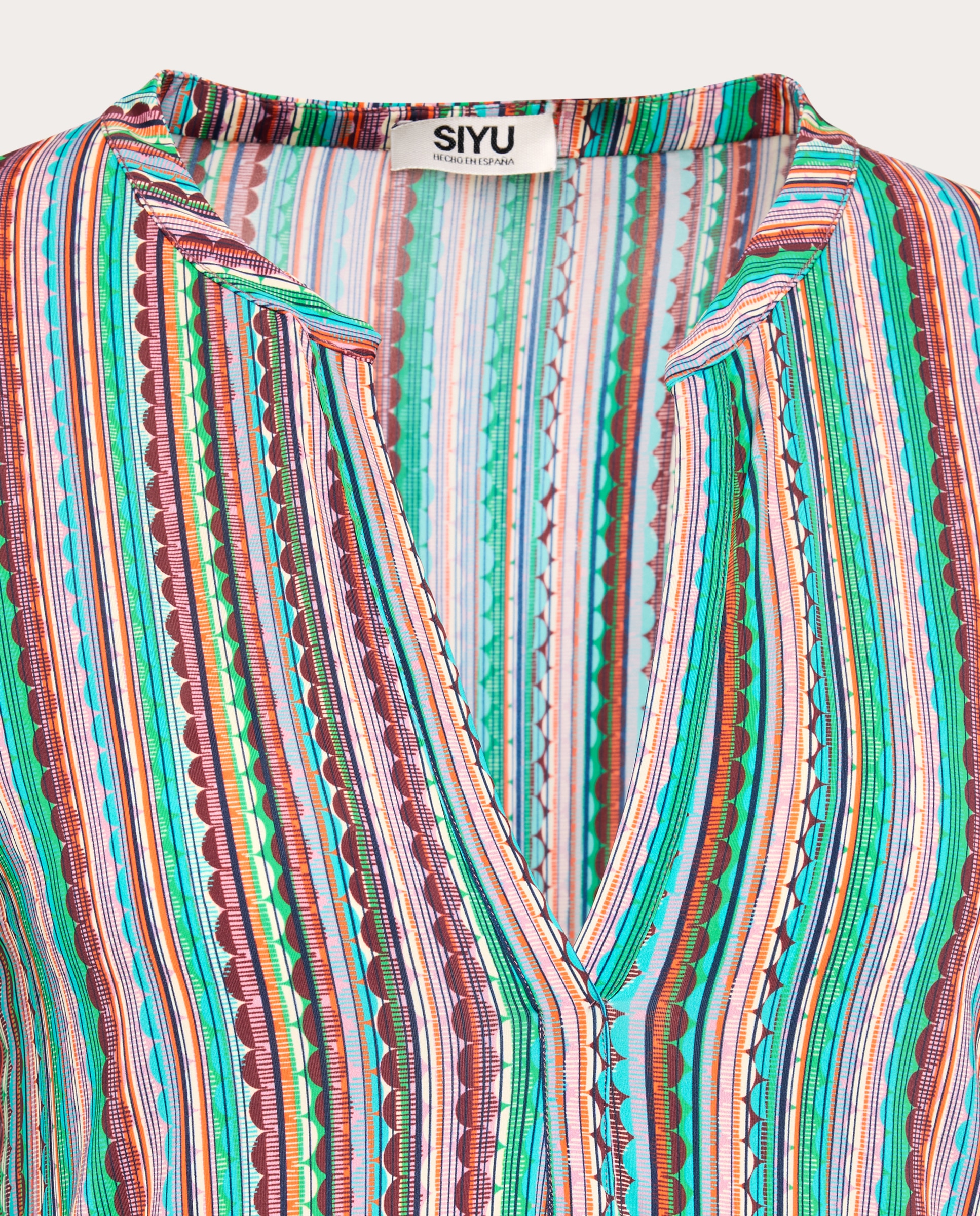 Vestido Comprido Baez Multicolor-3