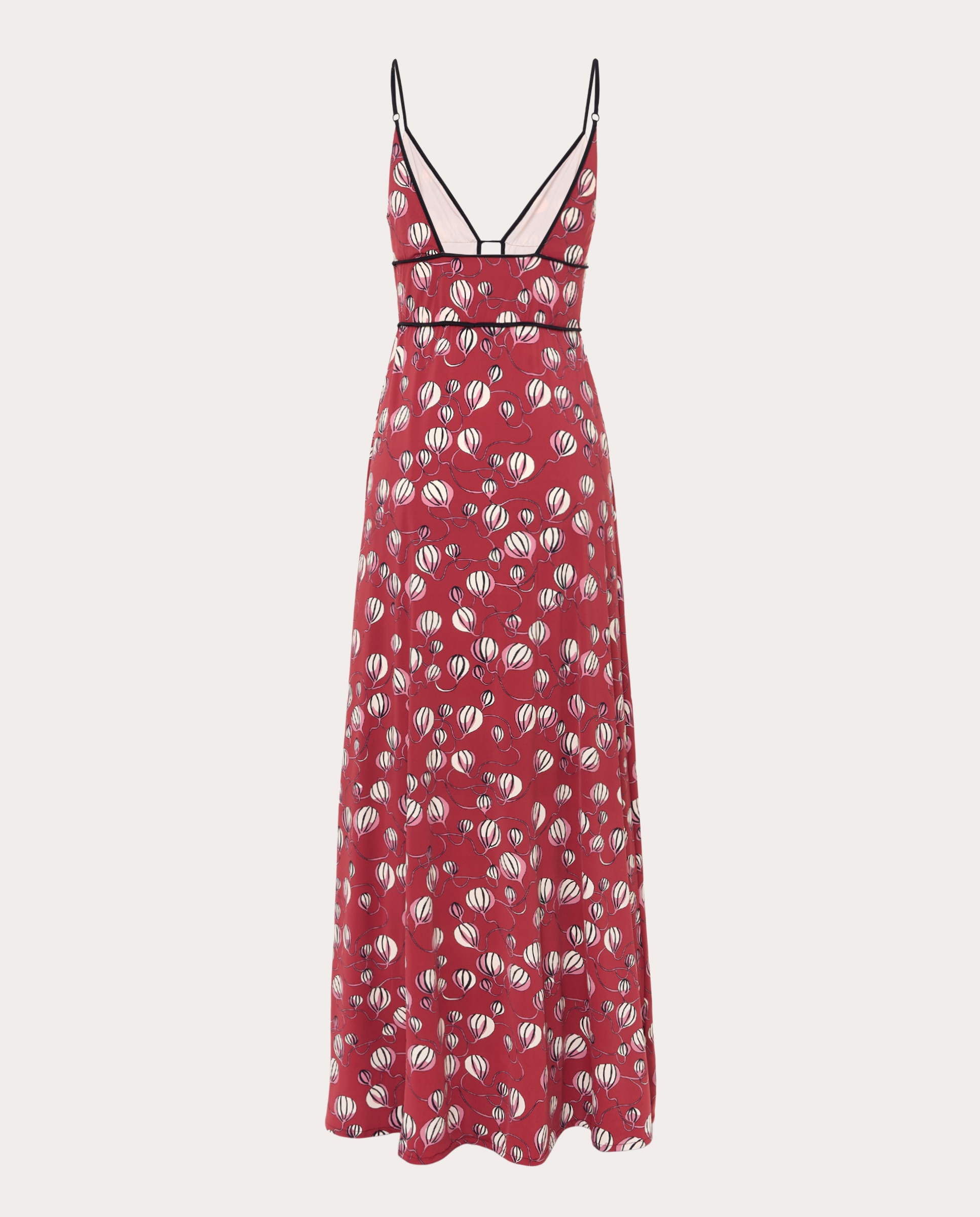 Vestido Comprido Chihiro Vermelho-2