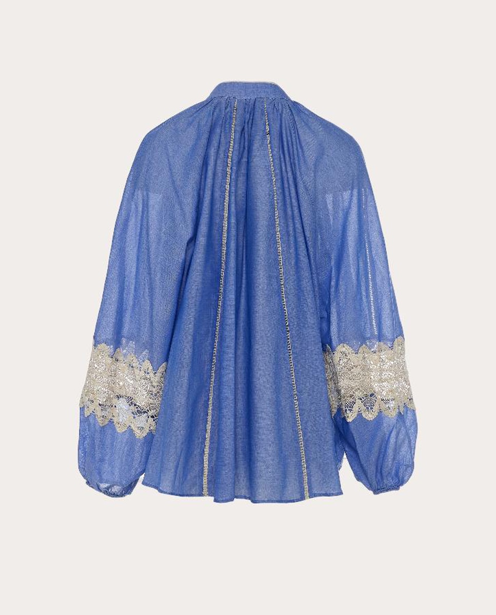 Camisa Secret de Algodão Azul-2