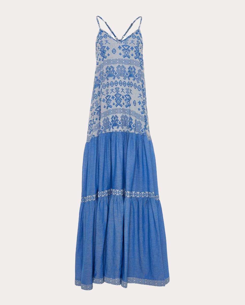 Imagem 0 de Vestido Comprido Sunlace de Algodão