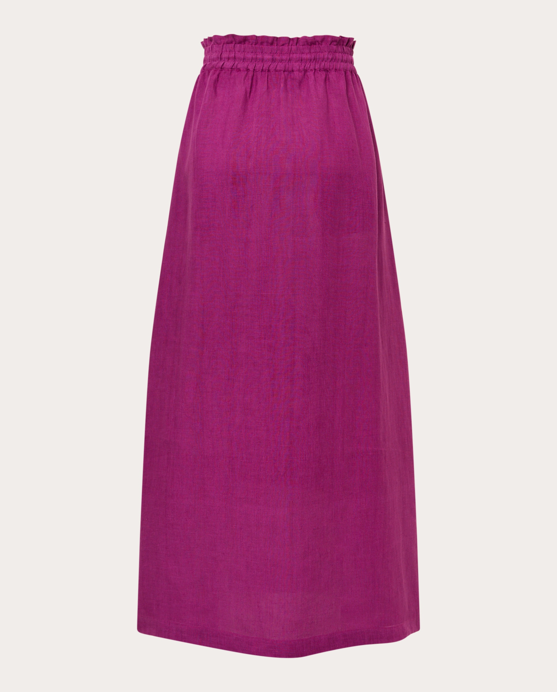 Saia Comprida de Linho Roxo-2