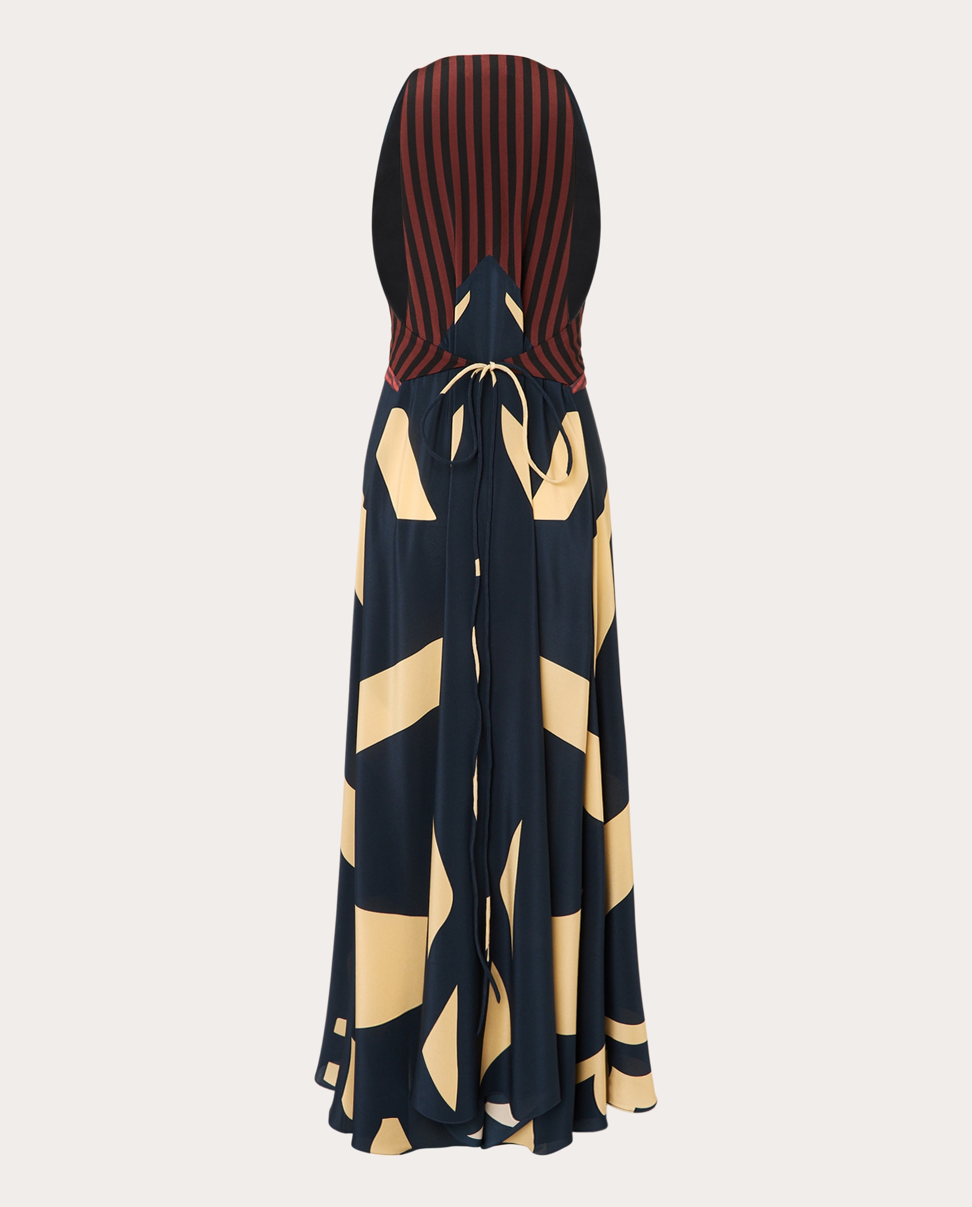 Vestido Comprido Summer de Seda Multicolor-2