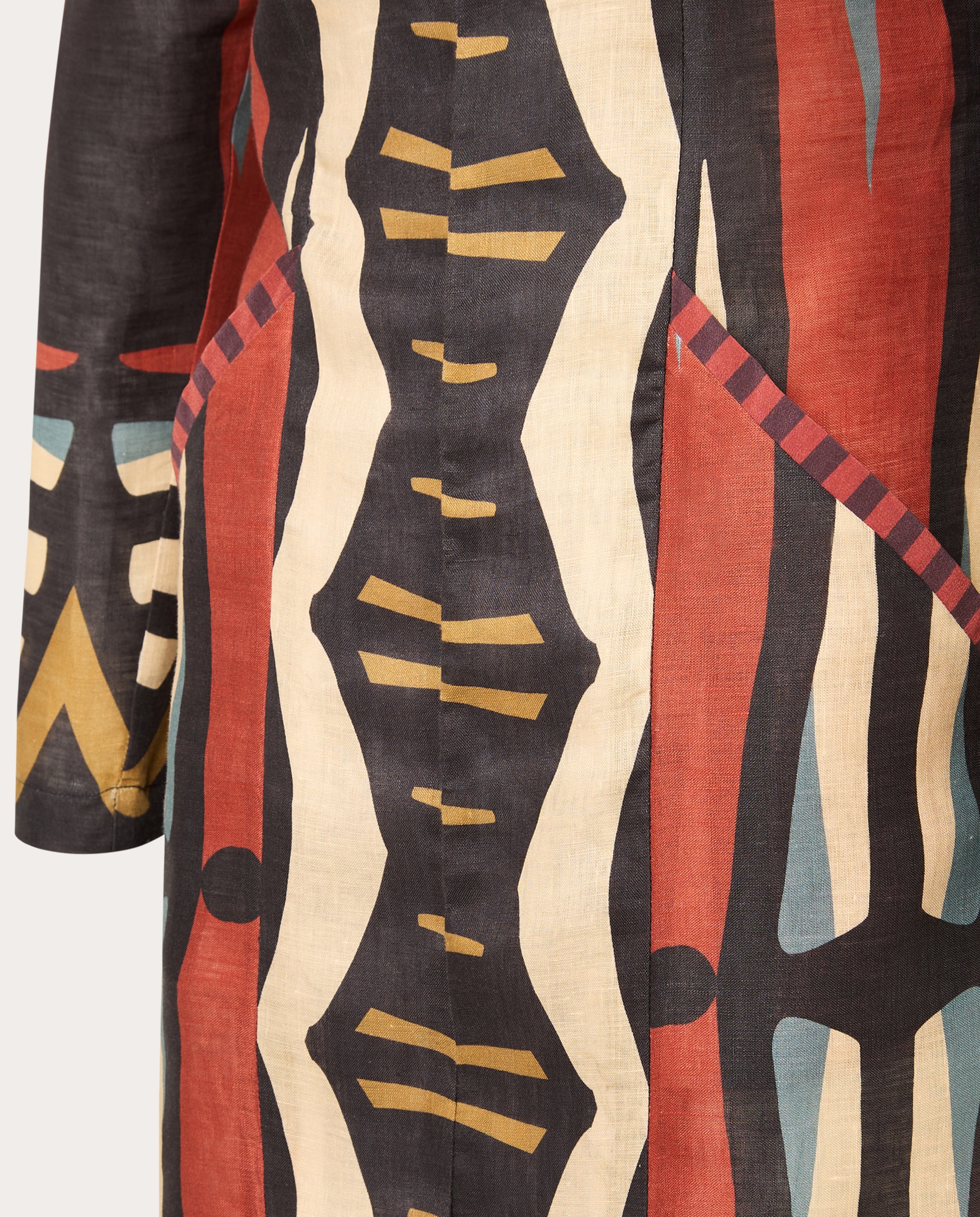 Kimono The Shield de Linho Multicolor-4