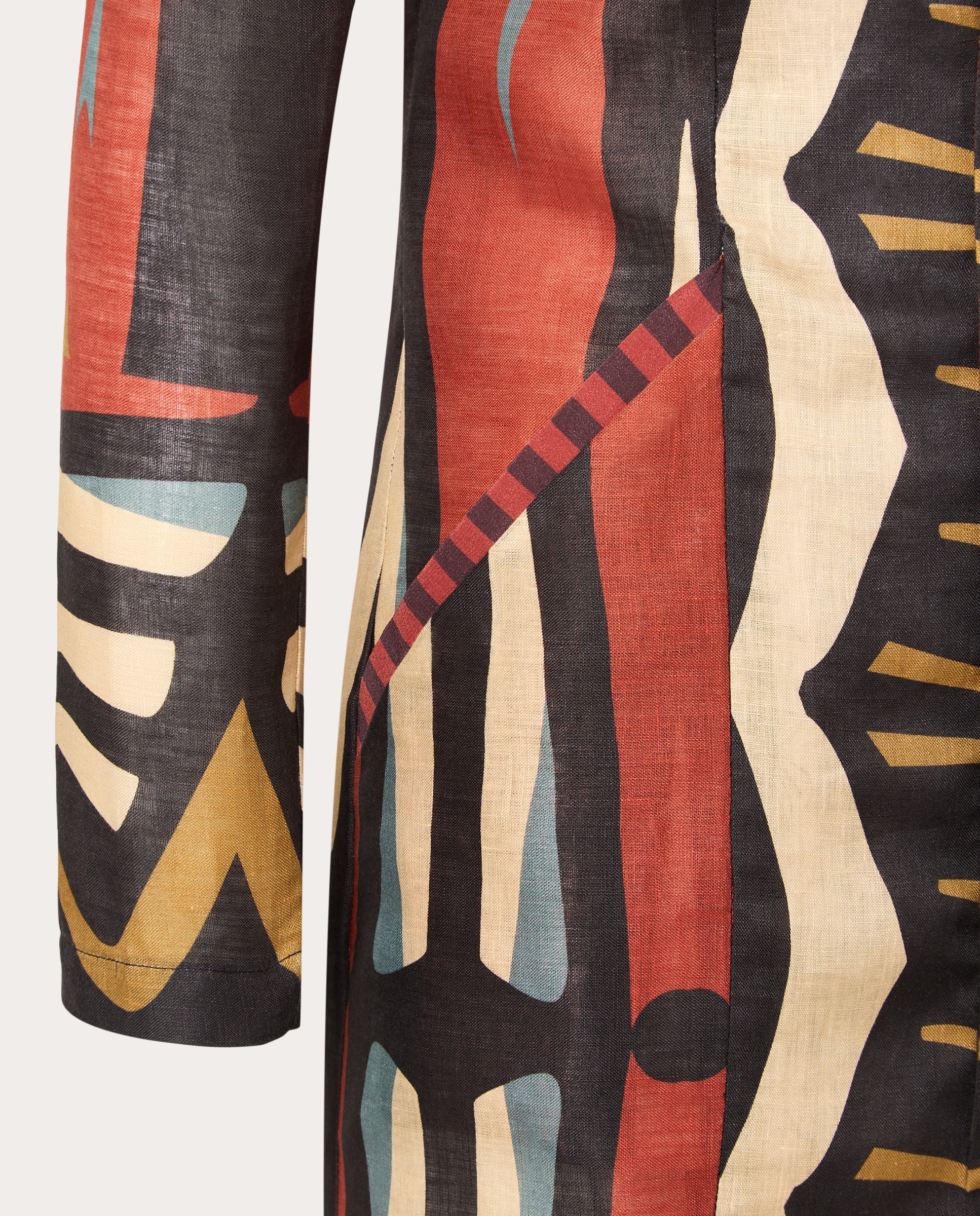 Kimono The Shield de Linho Multicolor-5