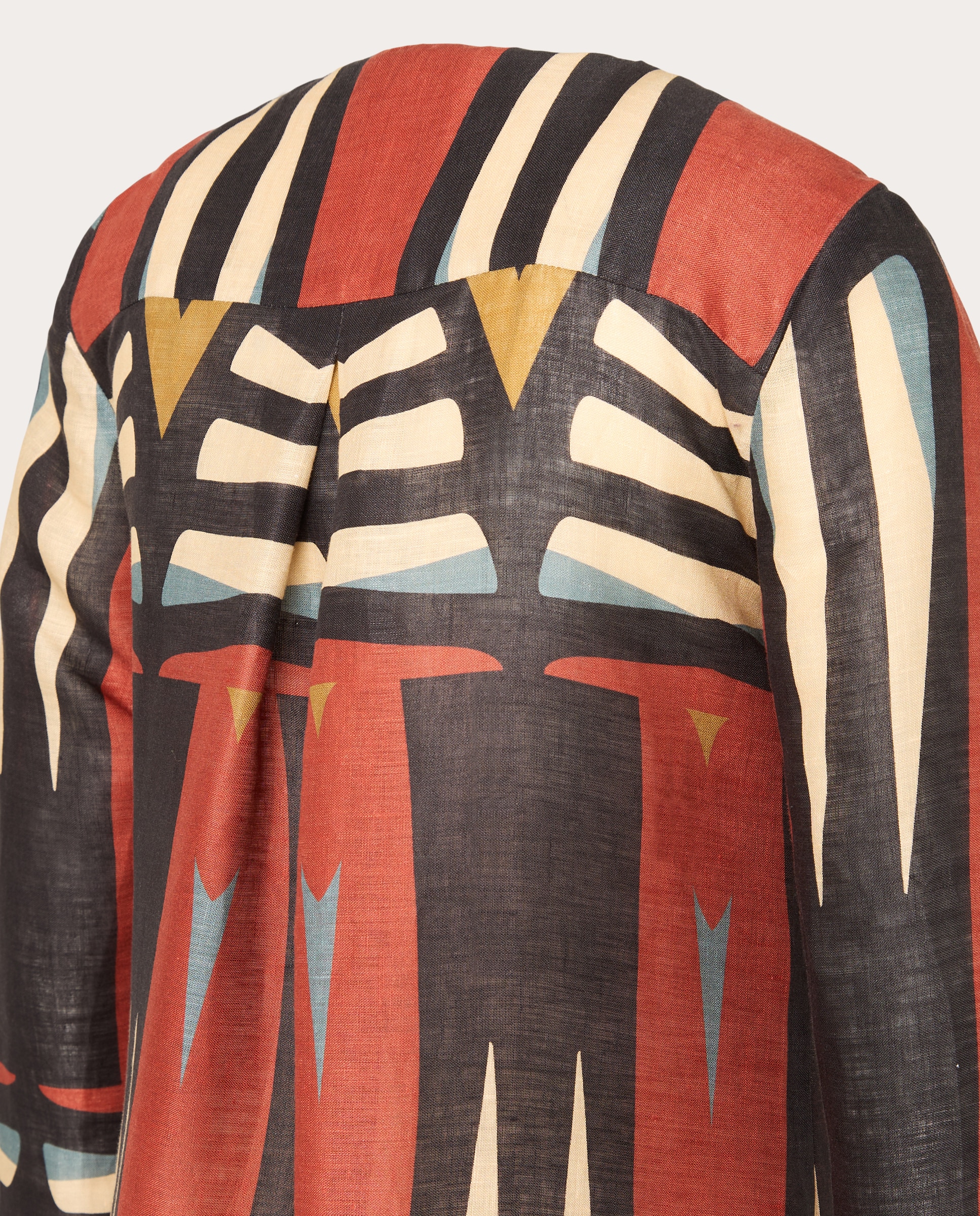 Kimono The Shield de Linho Multicolor-6