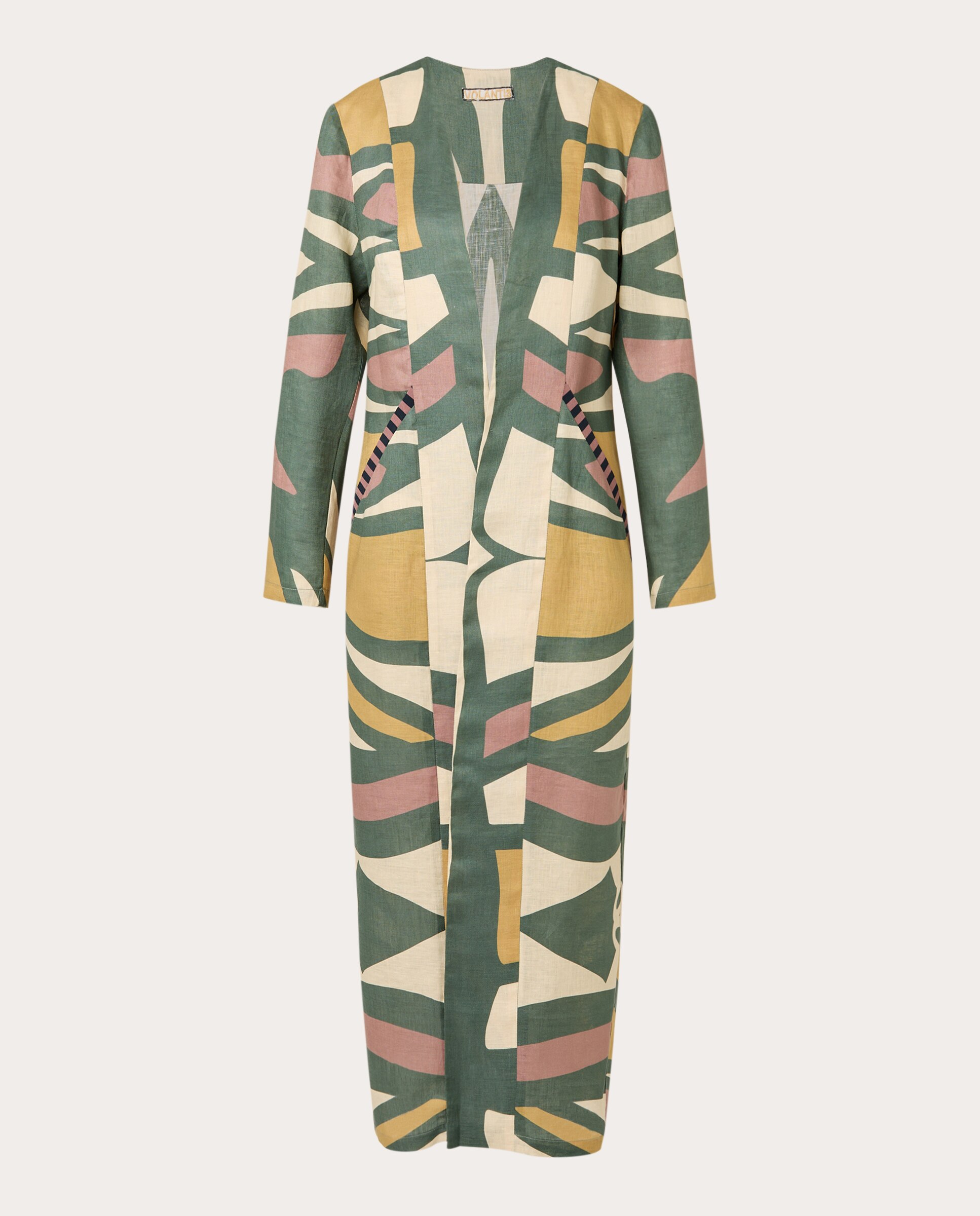 Imagen 0 de Kimono The Shield de lino Verde