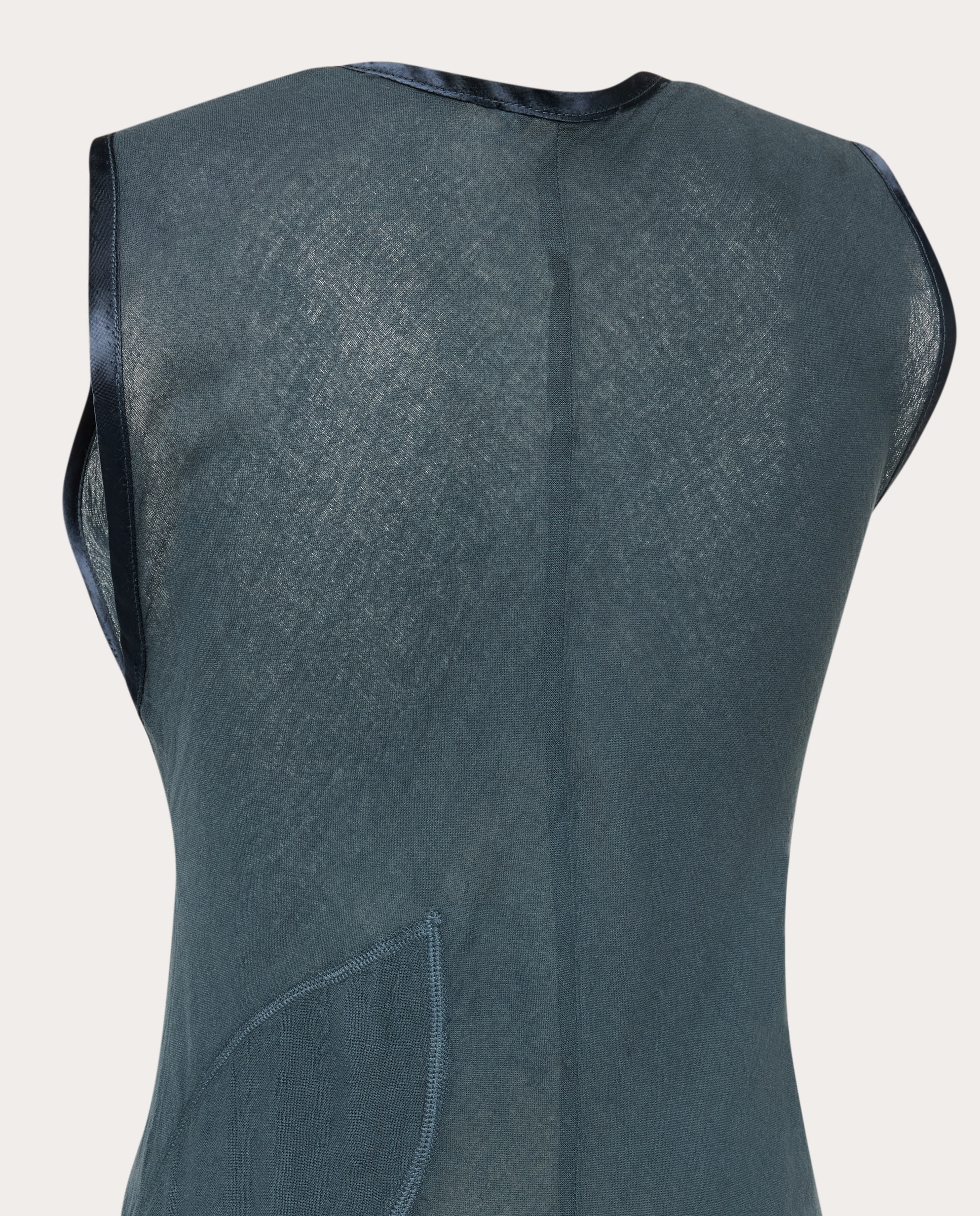 Vestido comprido Azul-acinzentado-3