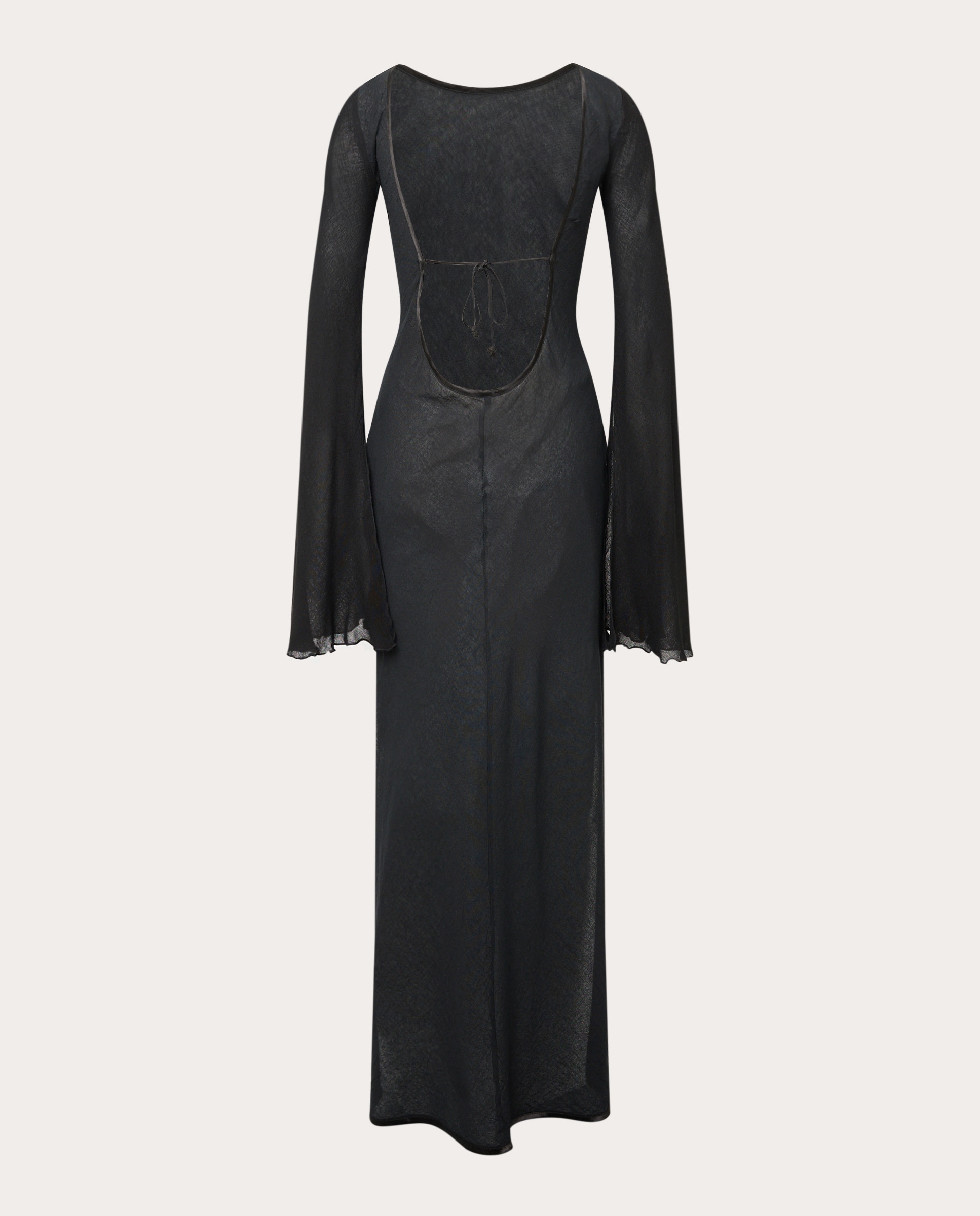 Vestido comprido Preto-2