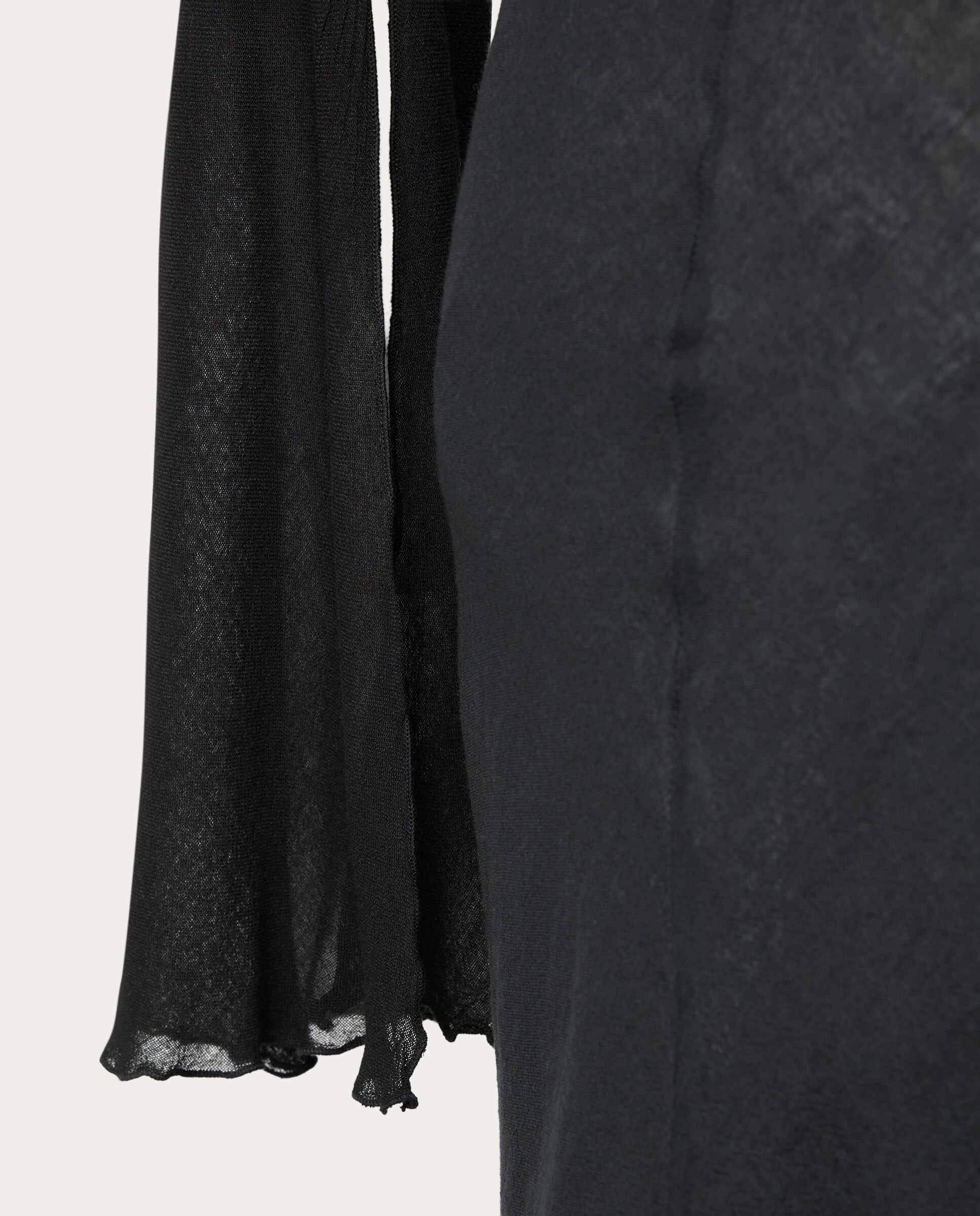 Vestido comprido Preto-4