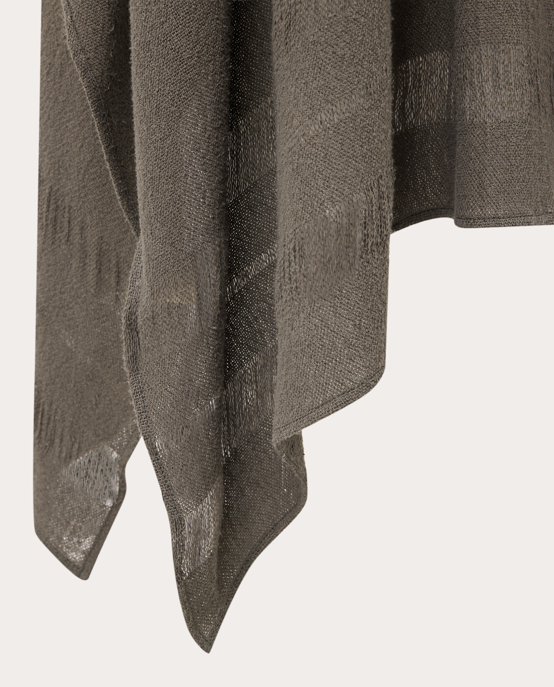 Kimono Ikal de Algodão Cinzento-4