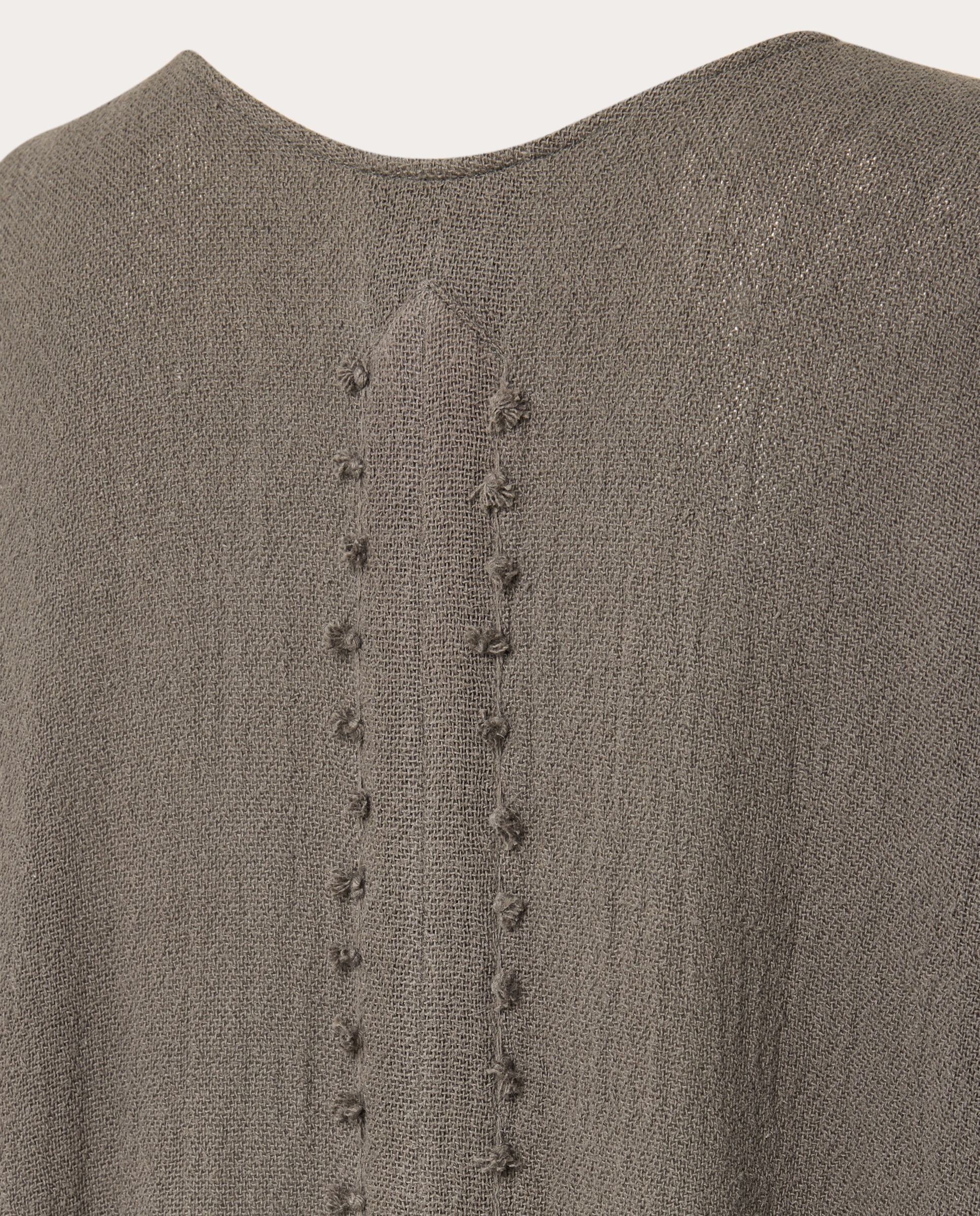 Kimono Ikal de Algodão Cinzento-5