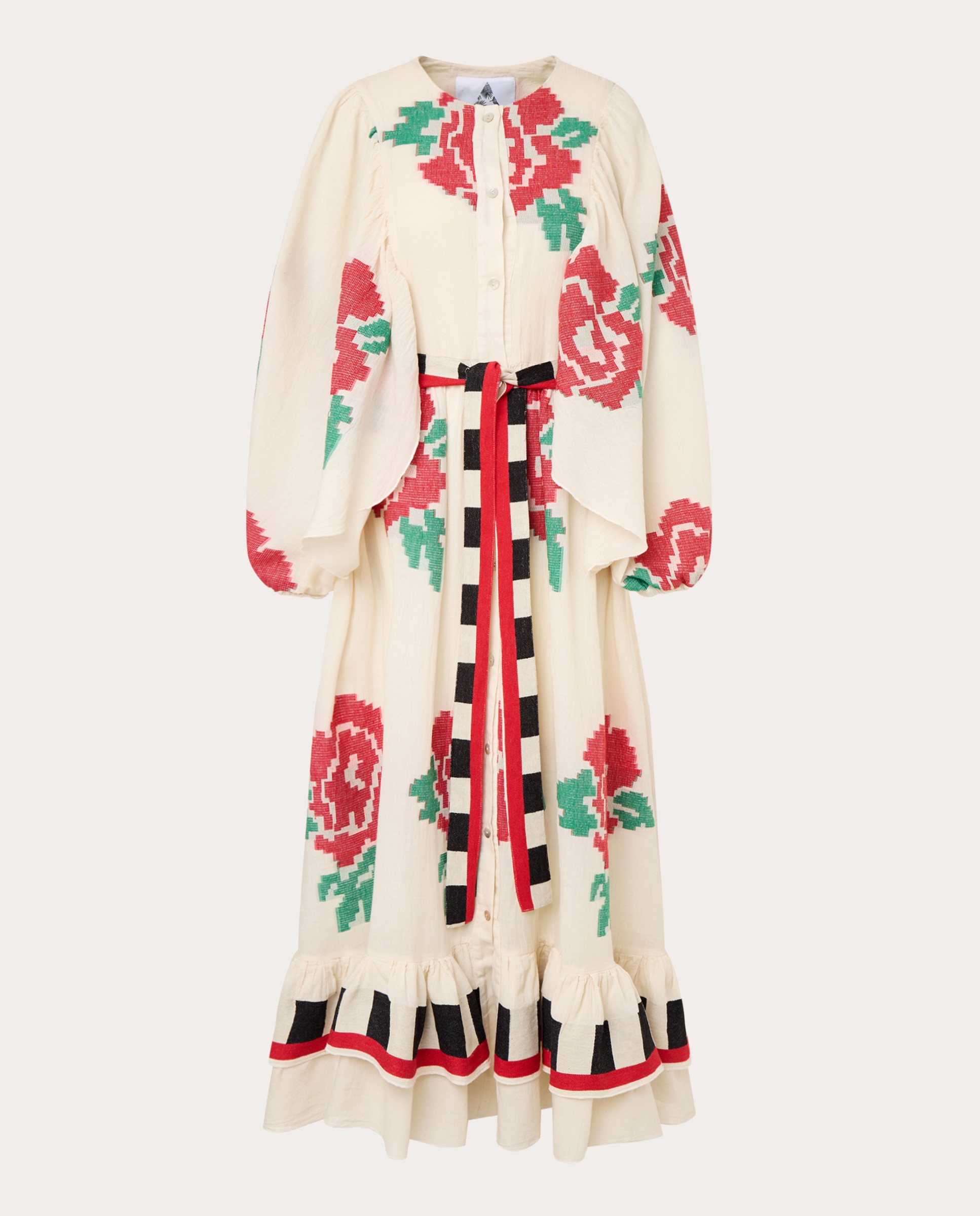 Imagem 0 de Vestido midi de algodão