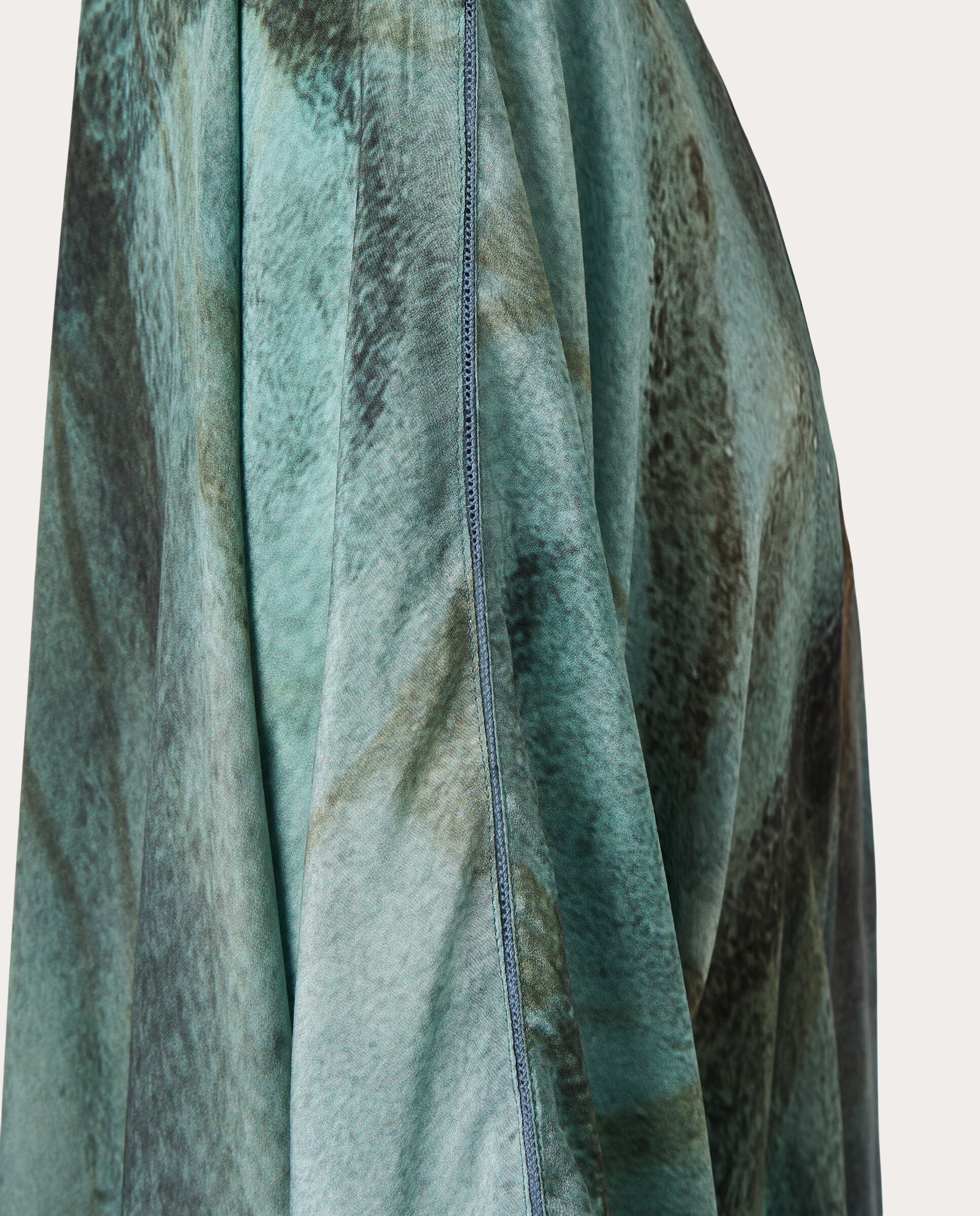 Kaftan Asael de Seda Azul-3