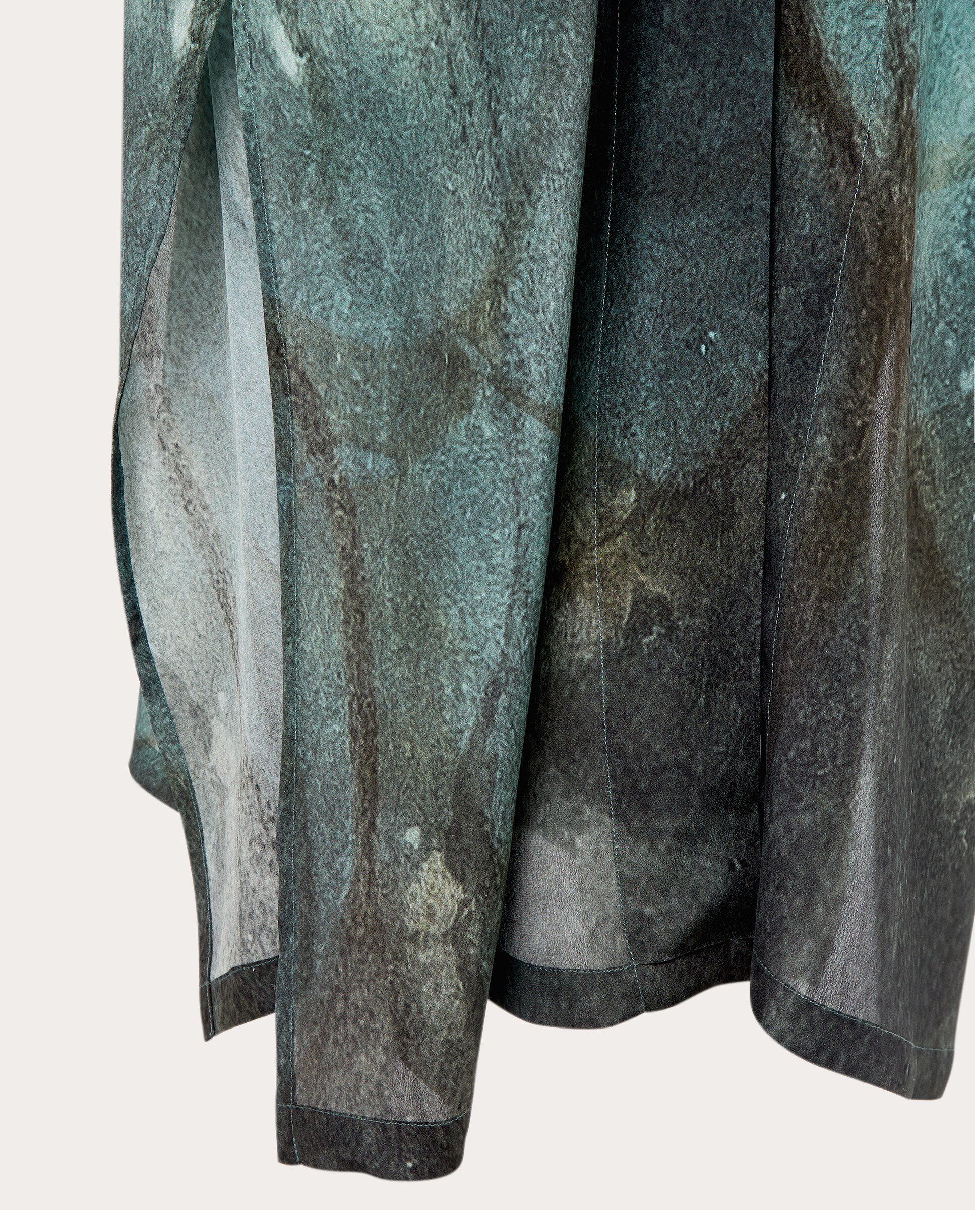 Kaftan Asael de Seda Azul-4