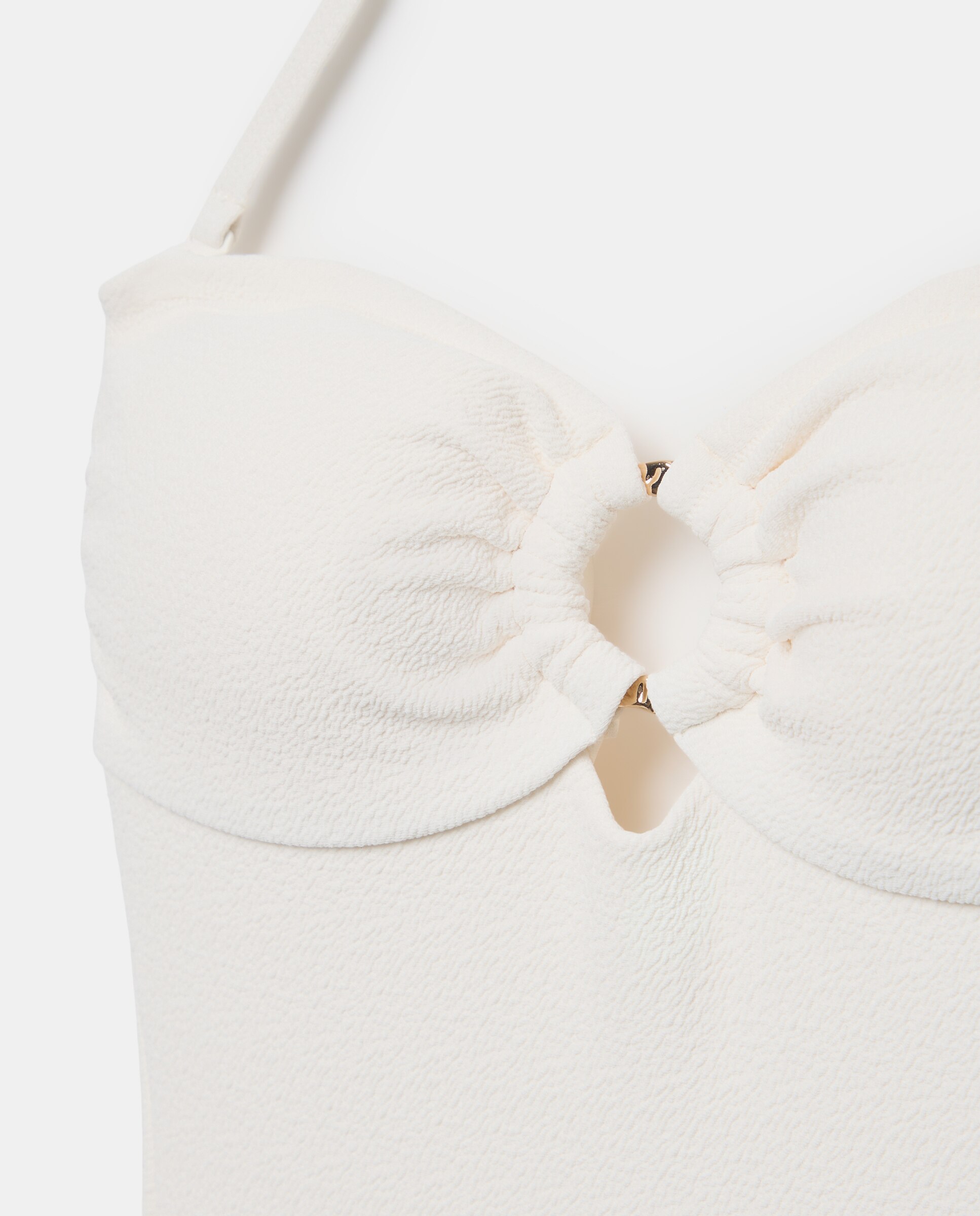 Fato de Banho Bandeau em Crepe 120 Cru-5