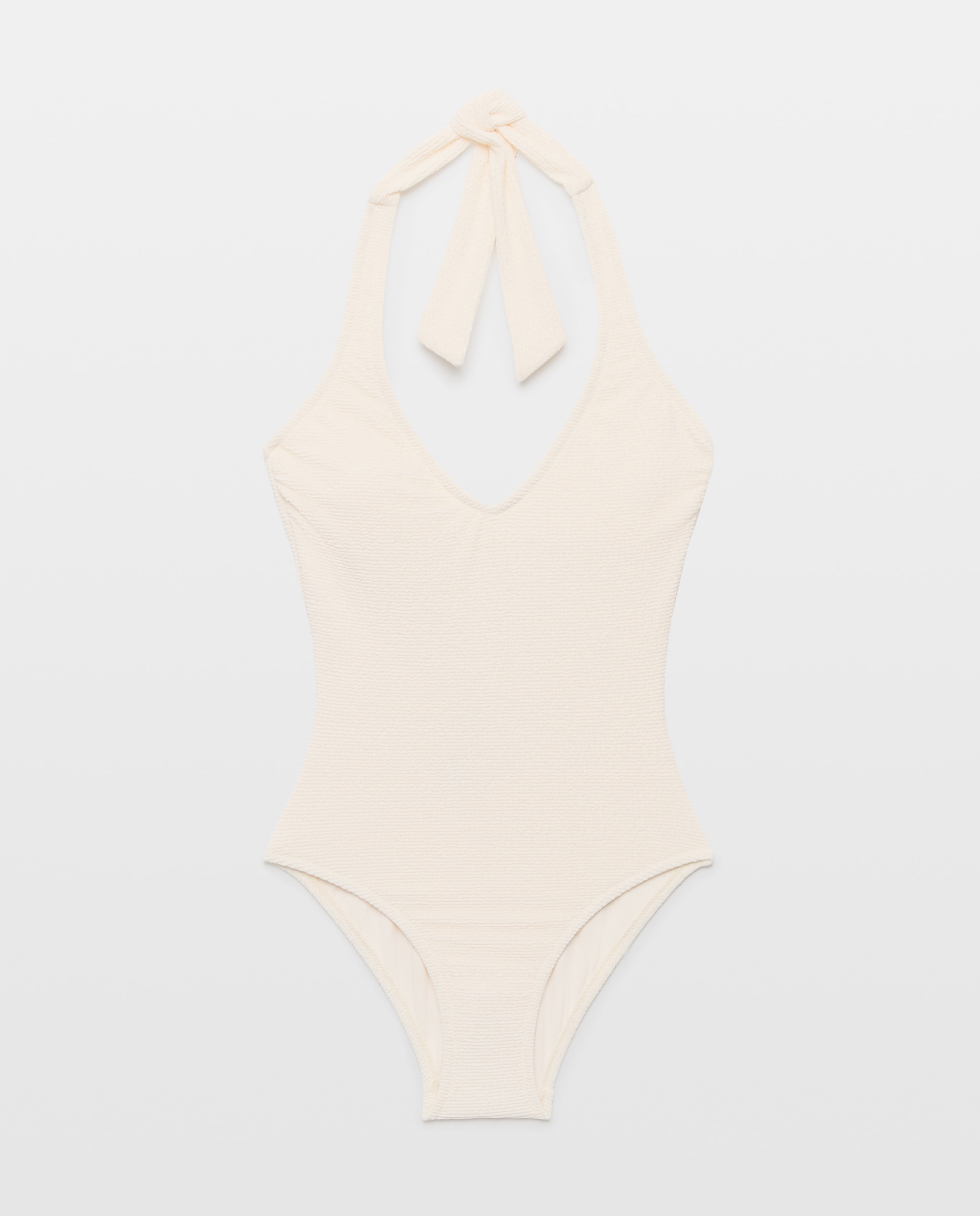 Fato de Banho com Top Halter 130 Marfim-4