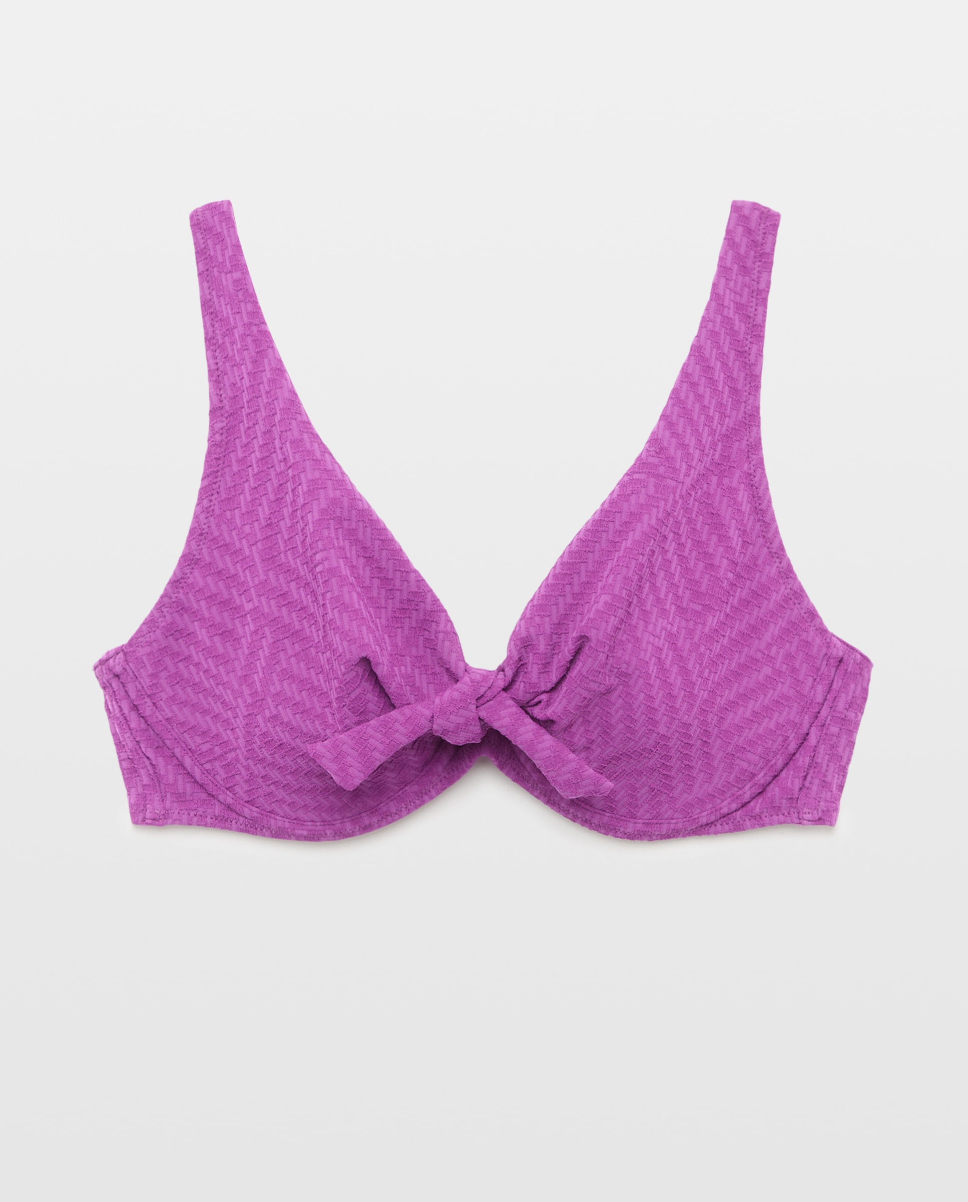 Top de Biquíni com Aro e Copa D Roxo-4