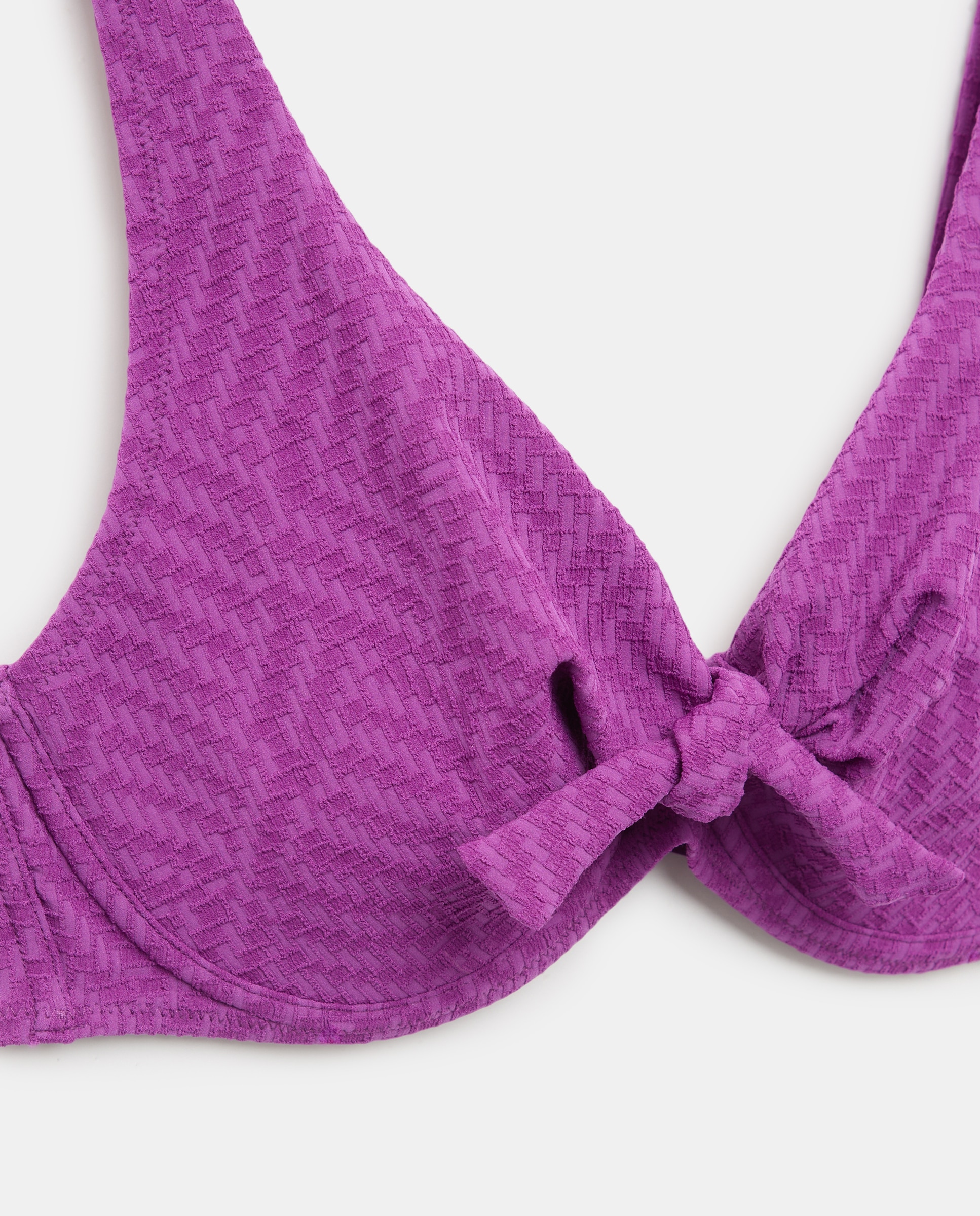 Top de Biquíni com Aro e Copa D Roxo-5