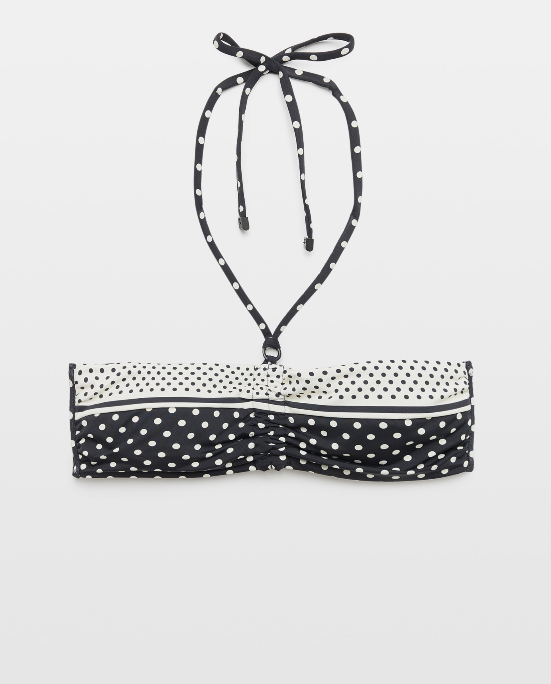Biquíni Bandeau com Copa B Preto-4