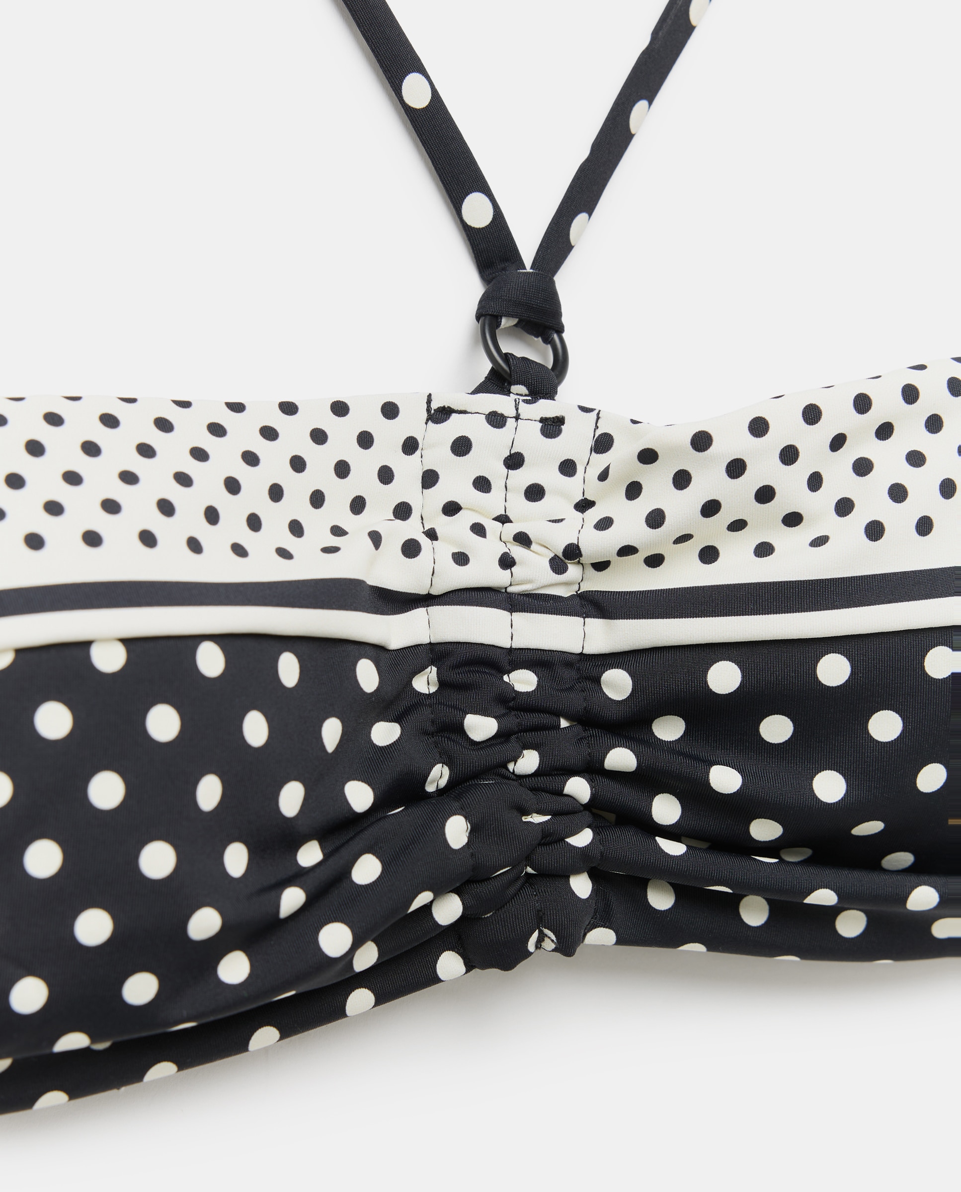 Biquíni Bandeau com Copa B Preto-5
