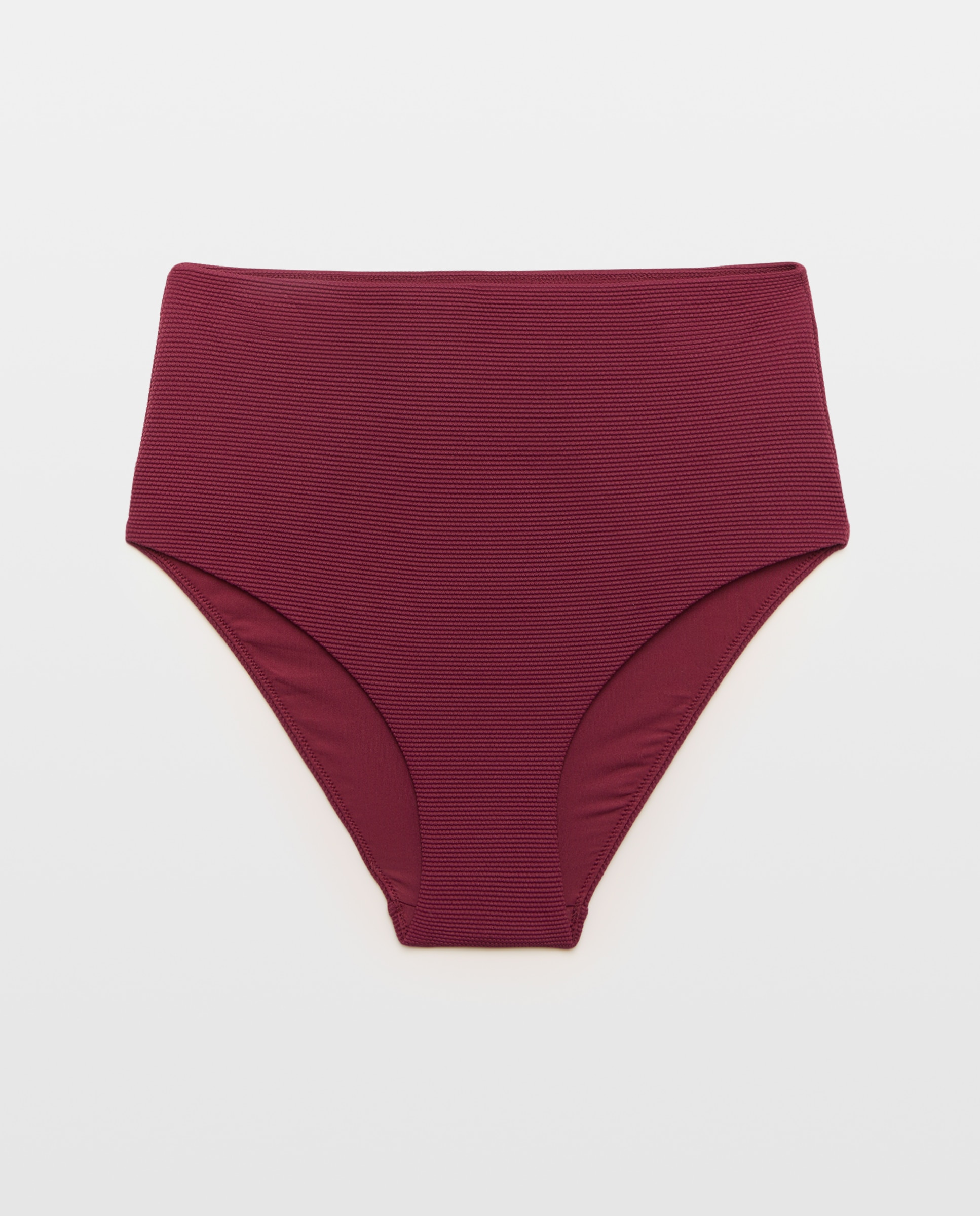 Tanga de cintura subida Ameixa-4