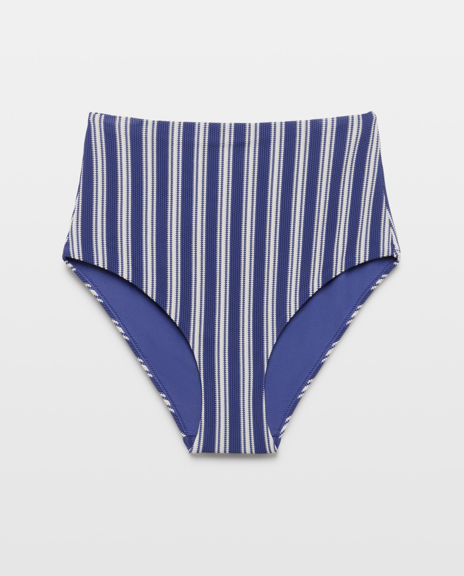 Tanga de cintura subida Azul-marinho-4