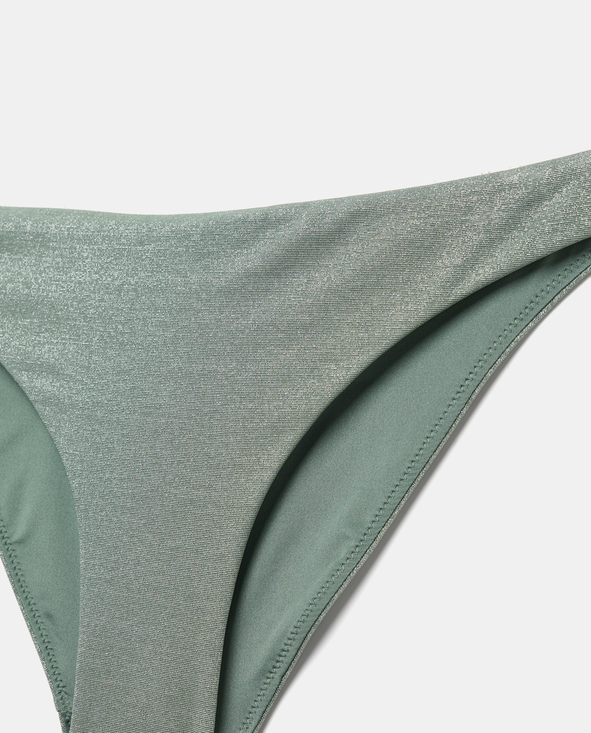 Cuecas em Fio Metalizado às Riscas Multicolor 560 Azeitona-5