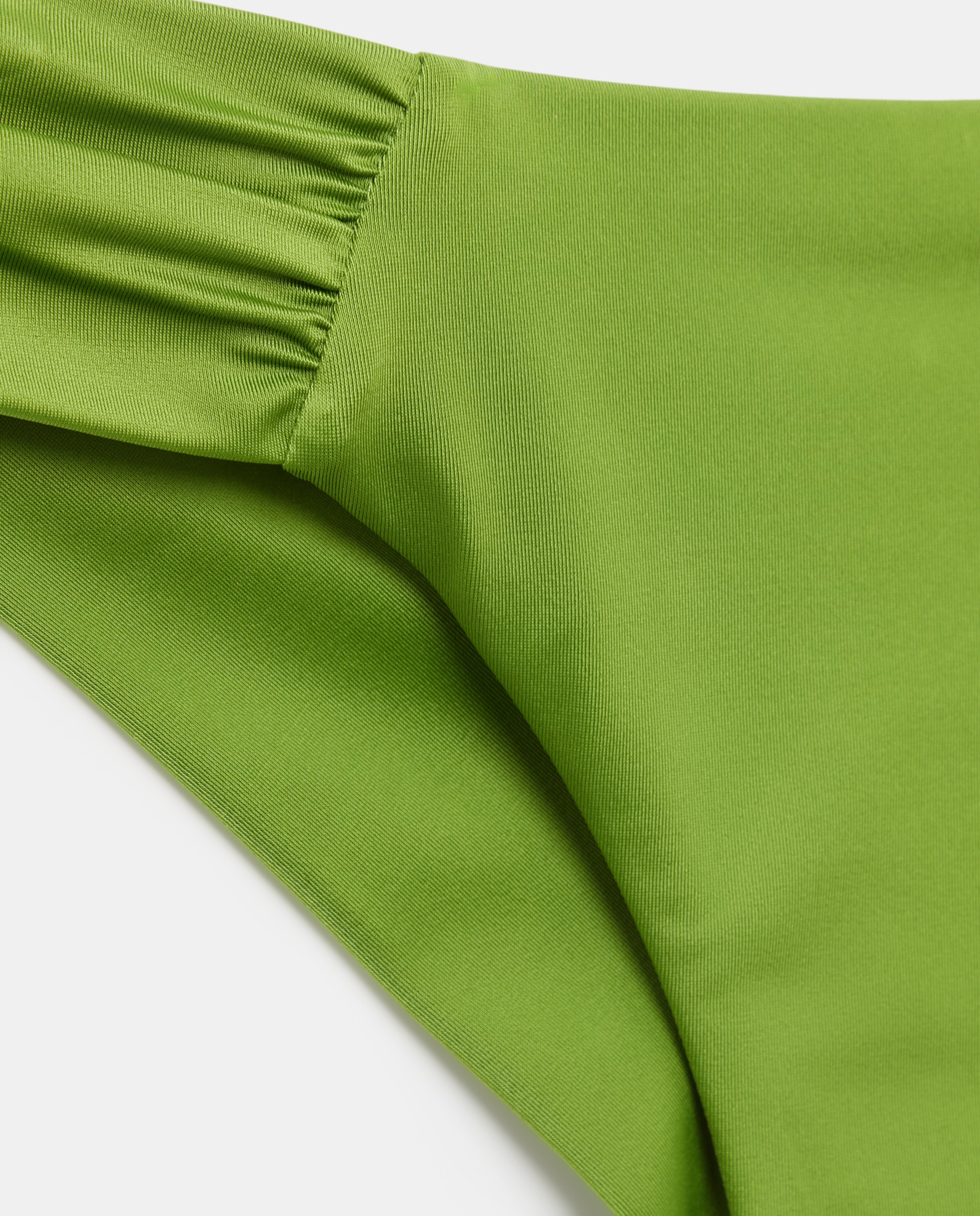 Cueca de Biquíni Asa Delta Rouched Verde-4
