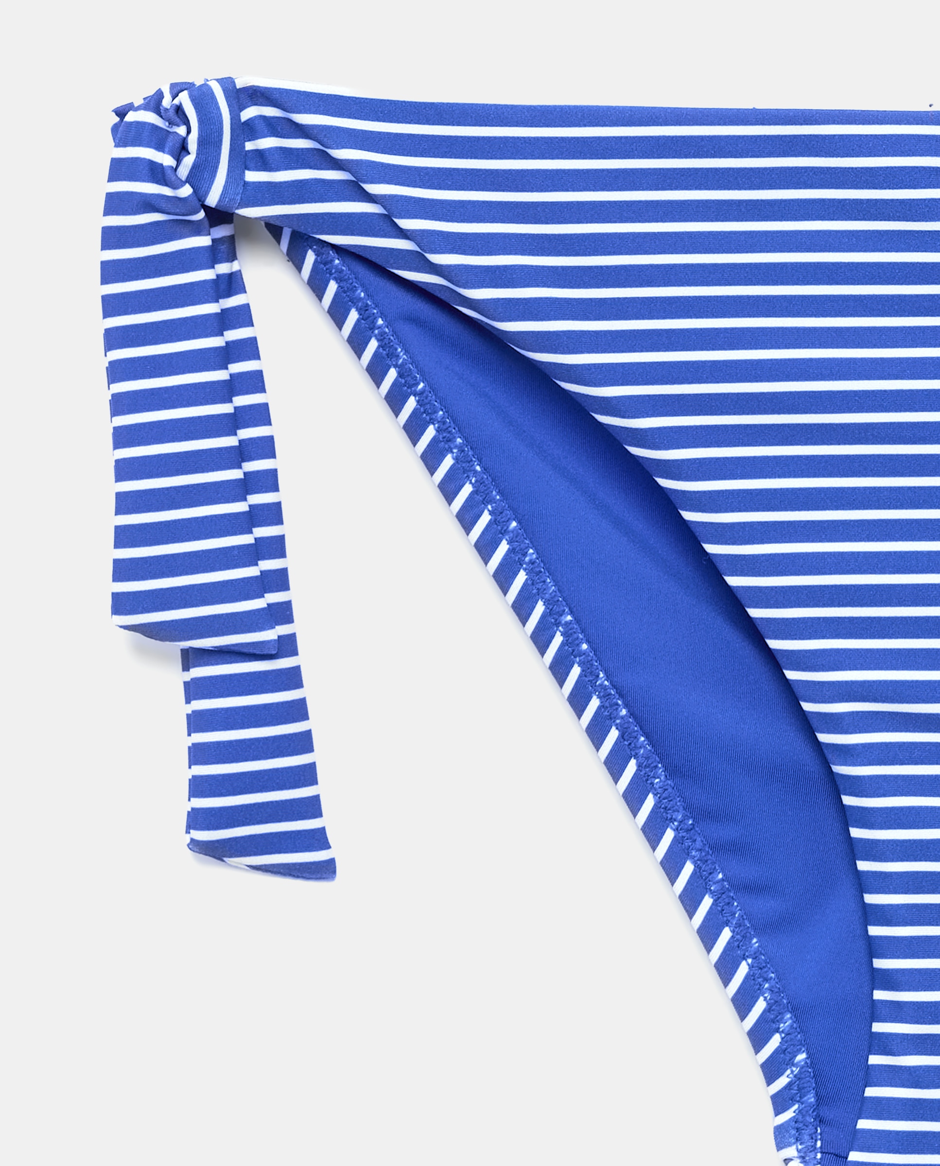 Cueca de Biquíni Estampada Azul-5