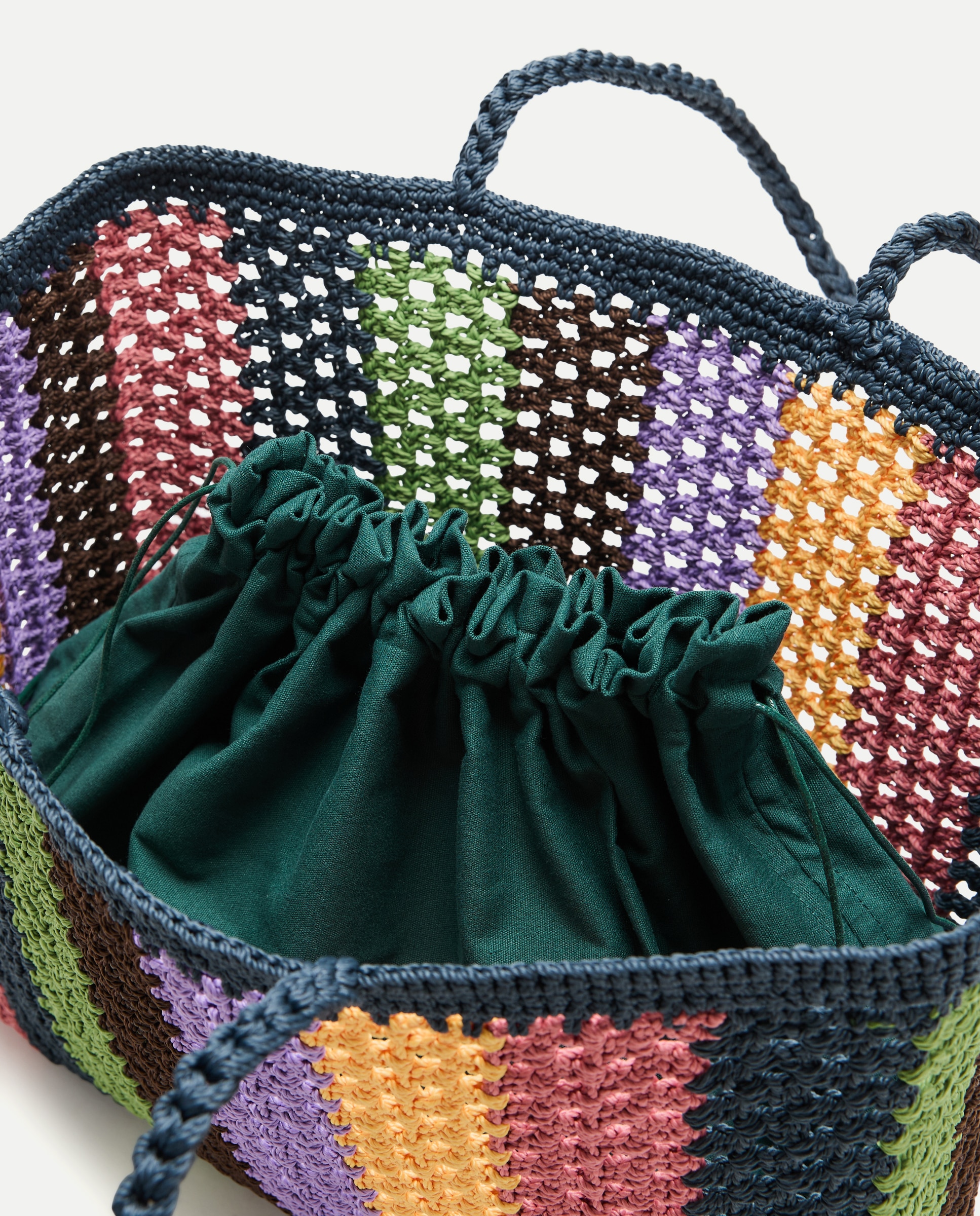 Cesta de Praia Multicolor-3