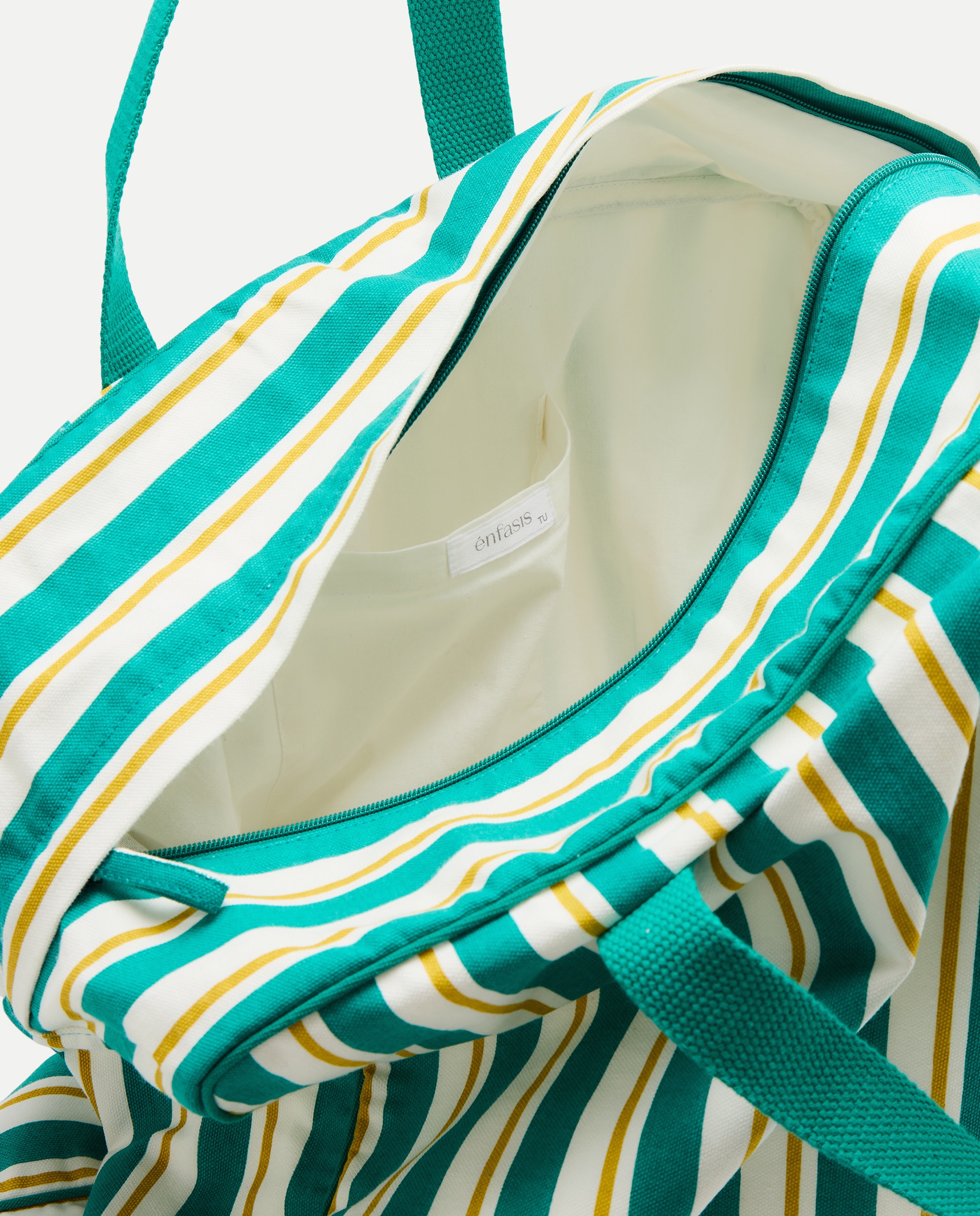 Mala Kanva com Estampado Verde-5