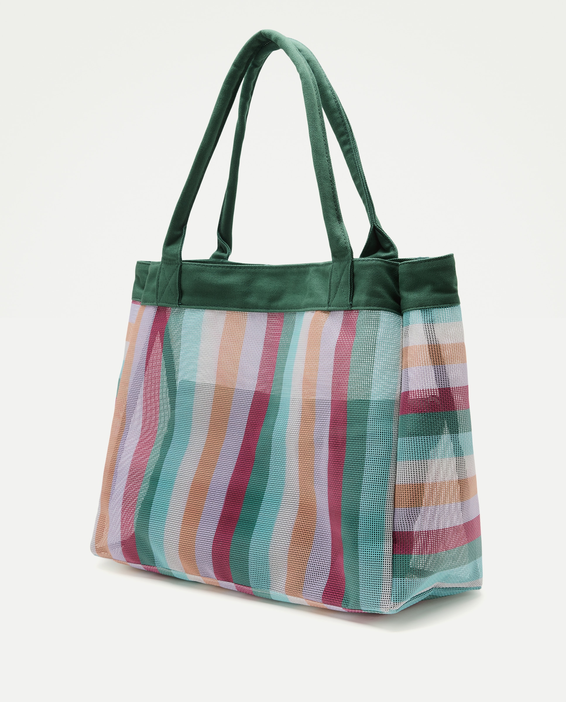 Saco de Praia com Estampado Multicolor-2