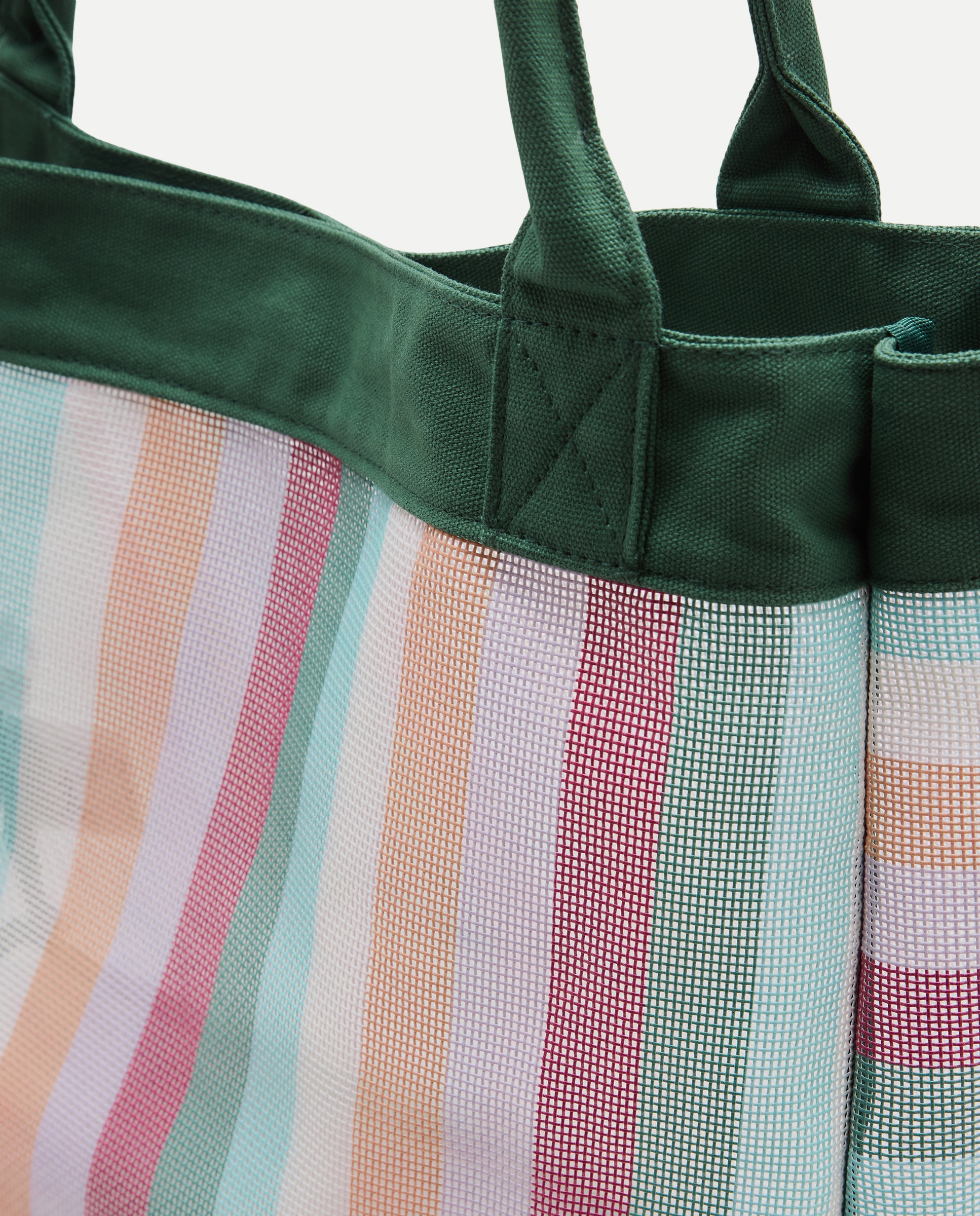 Saco de Praia com Estampado Multicolor-4