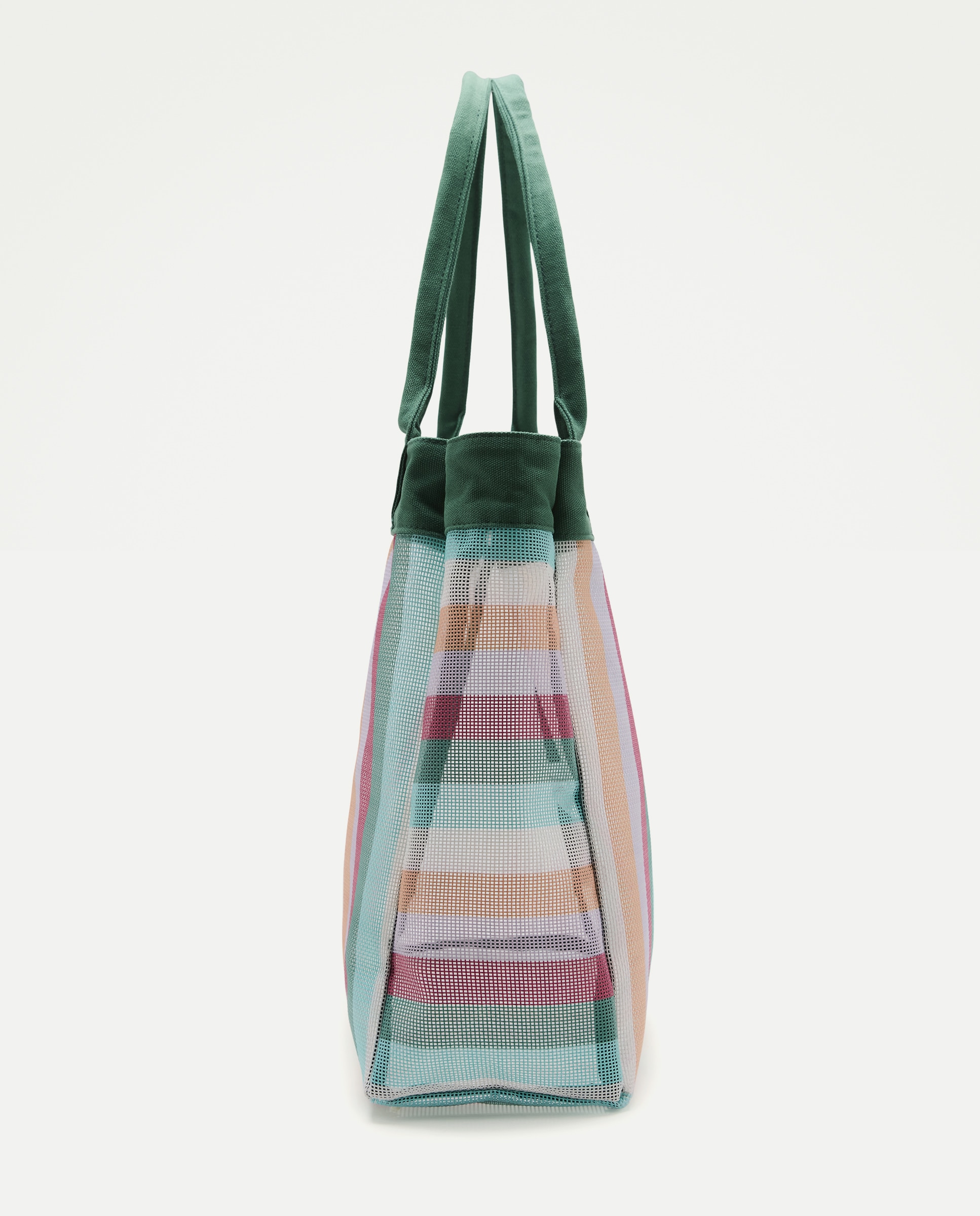 Saco de Praia com Estampado Multicolor-5