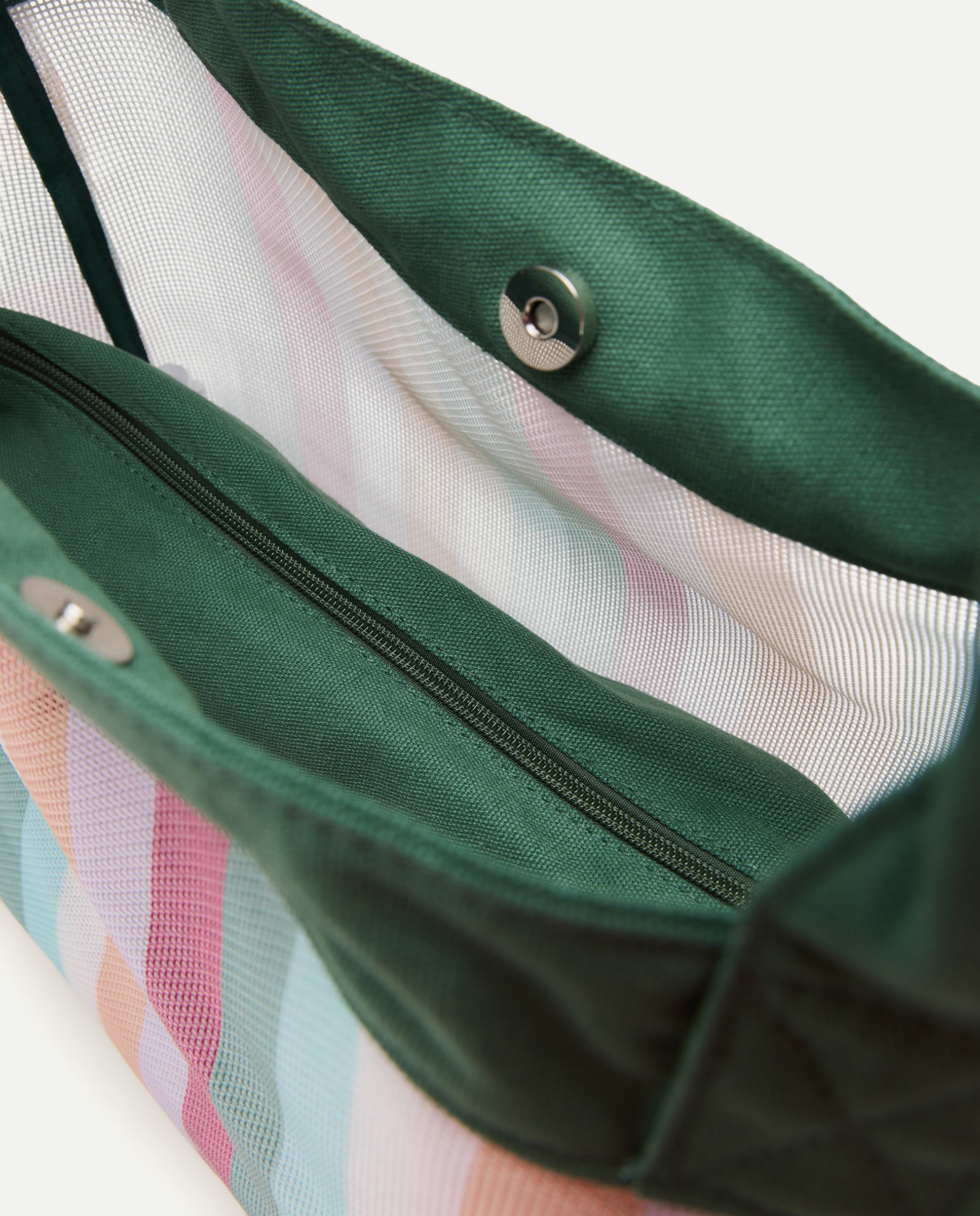 Saco de Praia com Estampado Multicolor-6