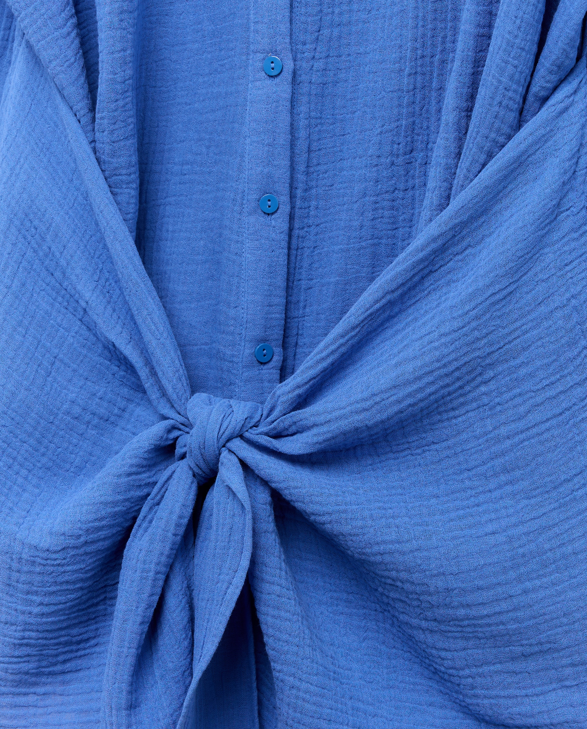 Camisa com Detalhe à Frente 440 Azulão-5