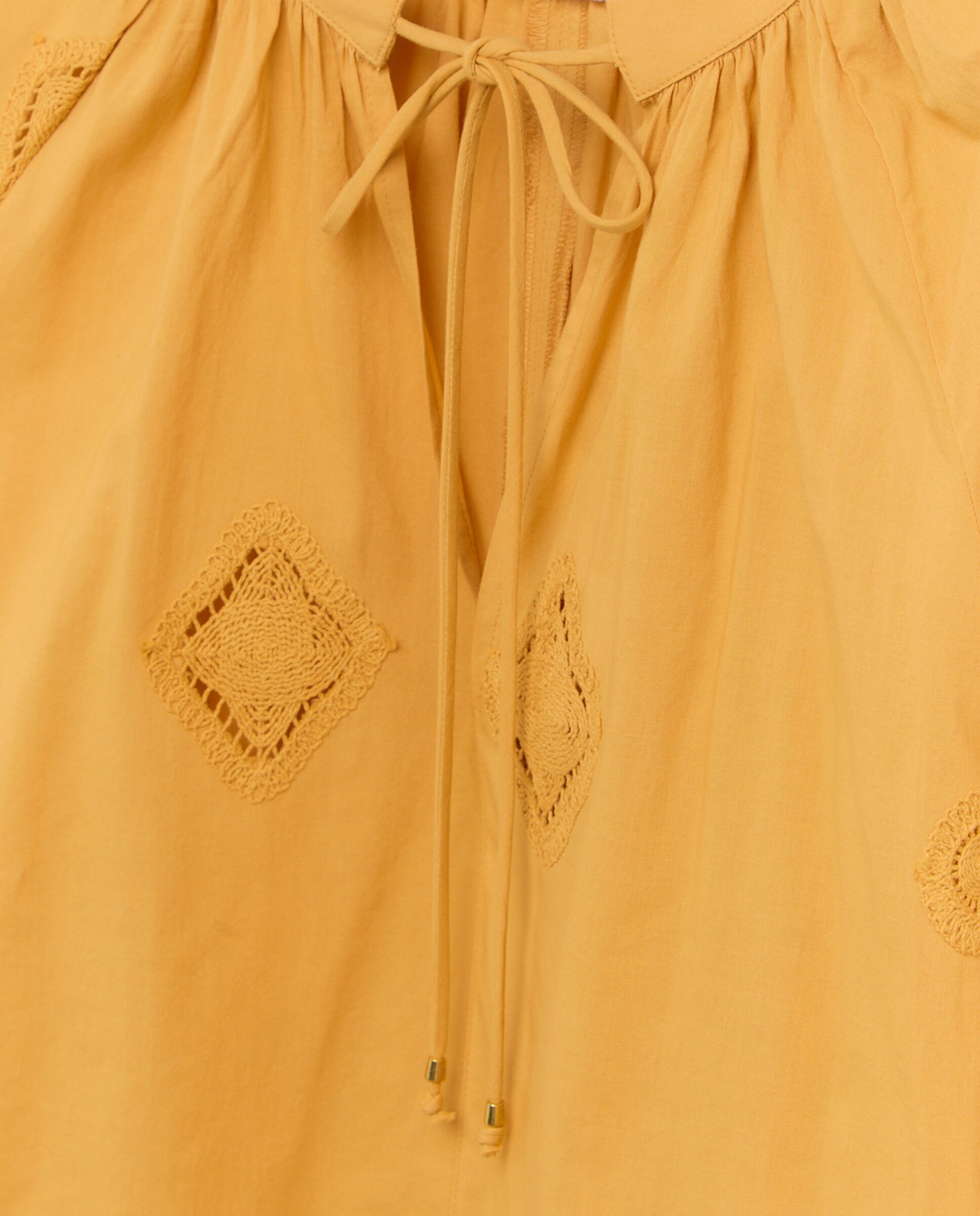 Kaftan de mujer con bordados - Énfasis - Verde Pato 300 Amarillo-5
