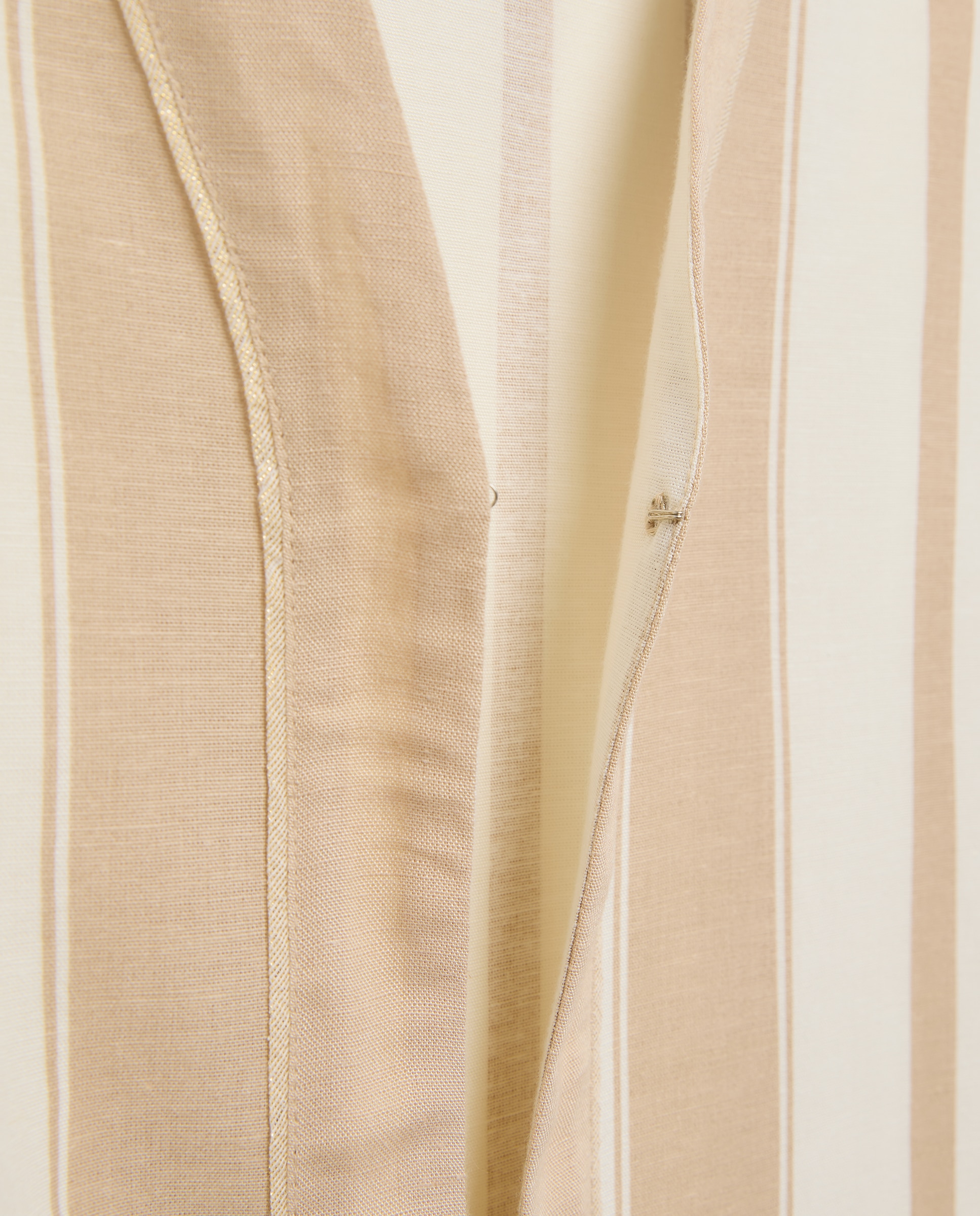 Kaftan com Detalhe na Gola Camel-5