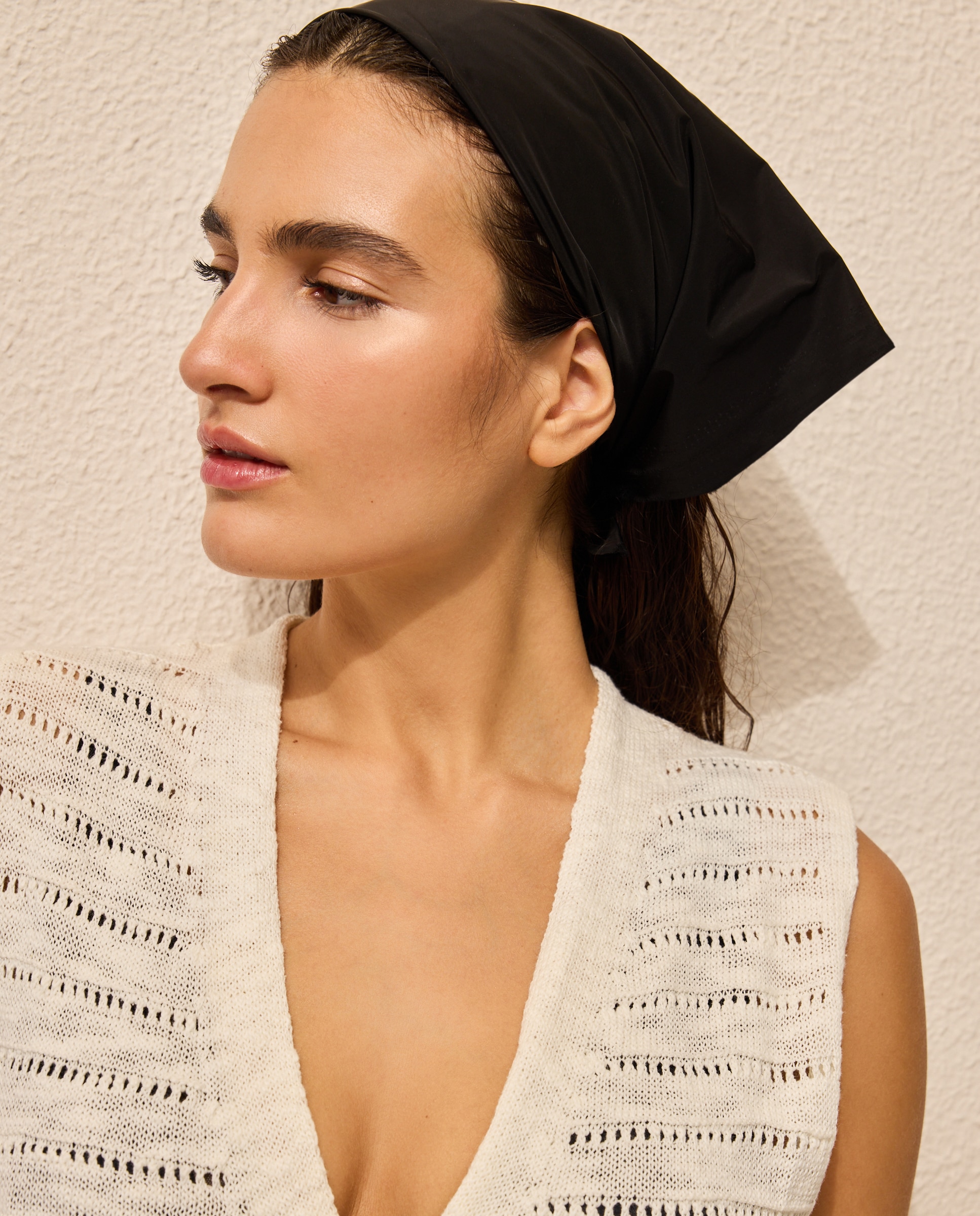 Vestido de Crochet com Botões 120 Cru-4