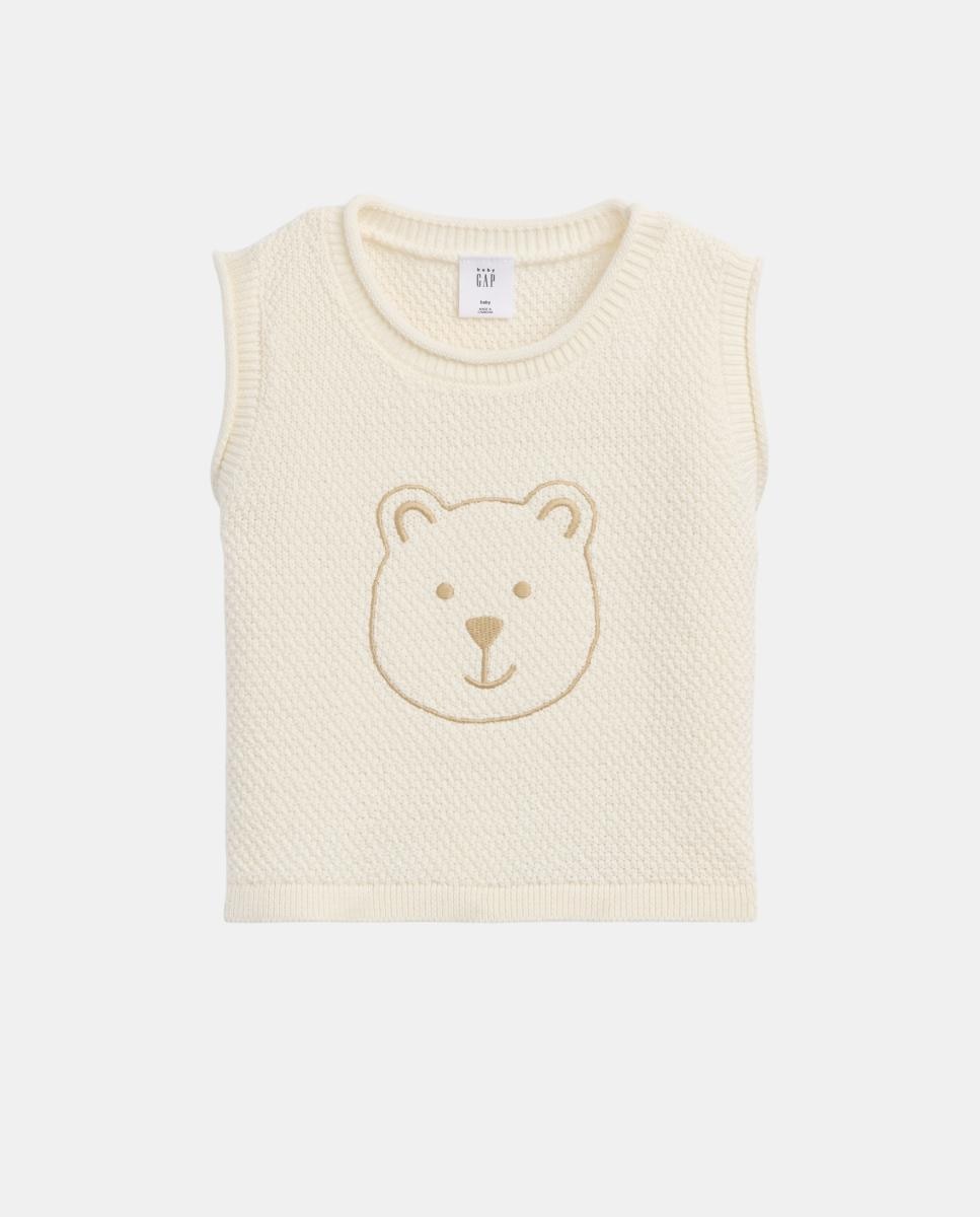 Imagem 0 de Camisola de Malha Lisa de Bebé sem Mangas