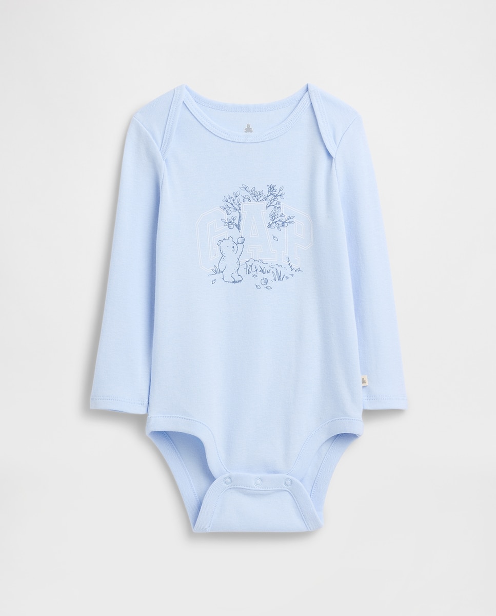 Imagem 0 de Body de Bebé com Decote Redondo e Manga Comprida