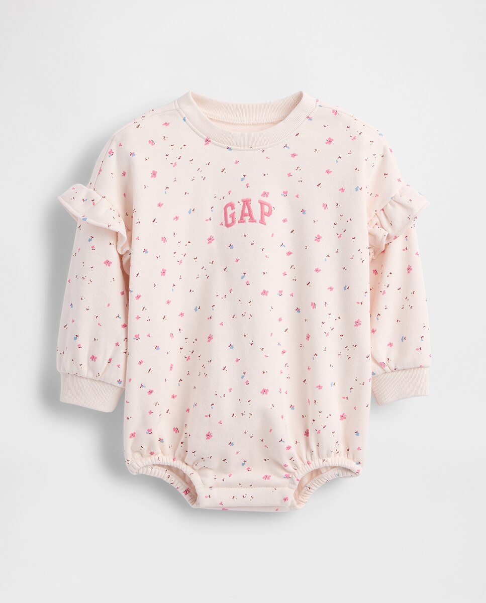 Imagem 0 de Body Vintage de Bebé com Manga Comprida com Logótipo