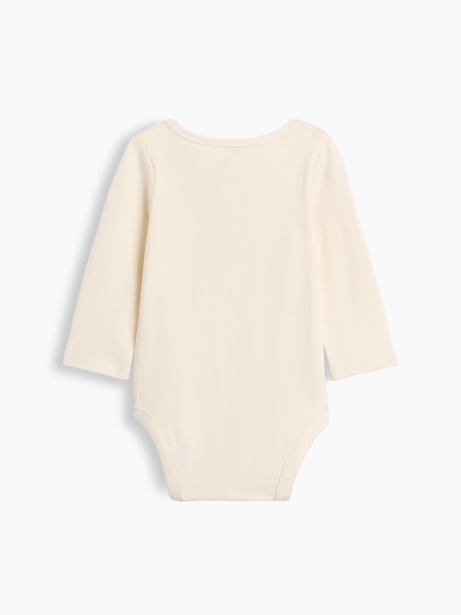 Body Interior de Bebé com Manga Comprida e Estampados Variados Creme-2
