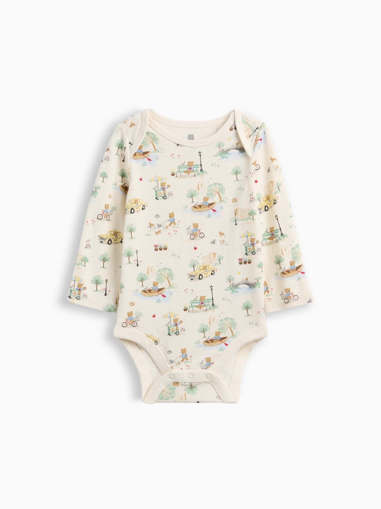 Body interior de bebé manga larga y estampados variados - Gap - Natural Natural-1
