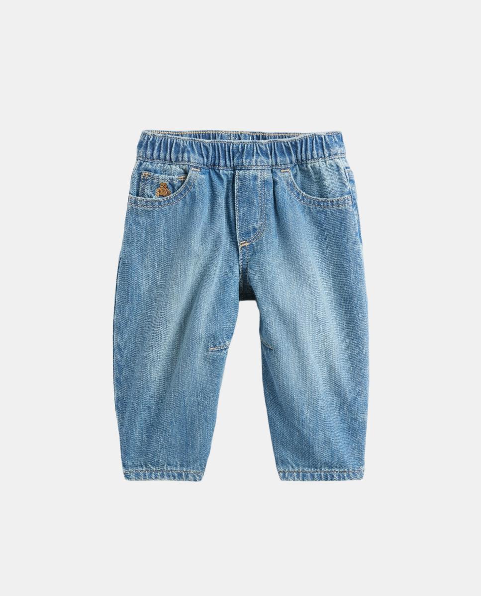 Imagem 0 de Calças de 5 Bolsos de Bebé com Bordado