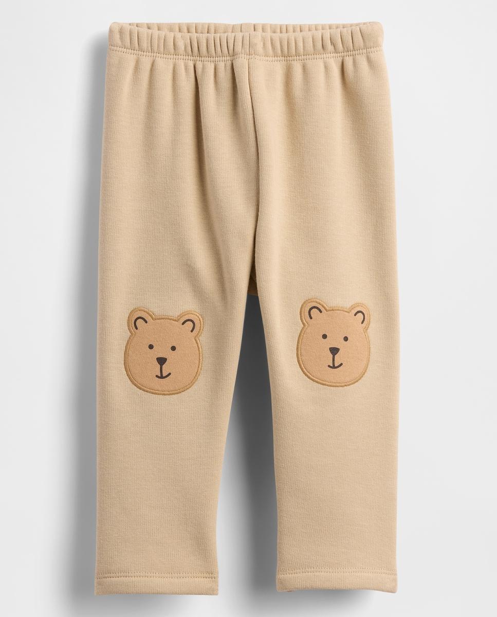 Calças Forradas de Bebé Camel-1