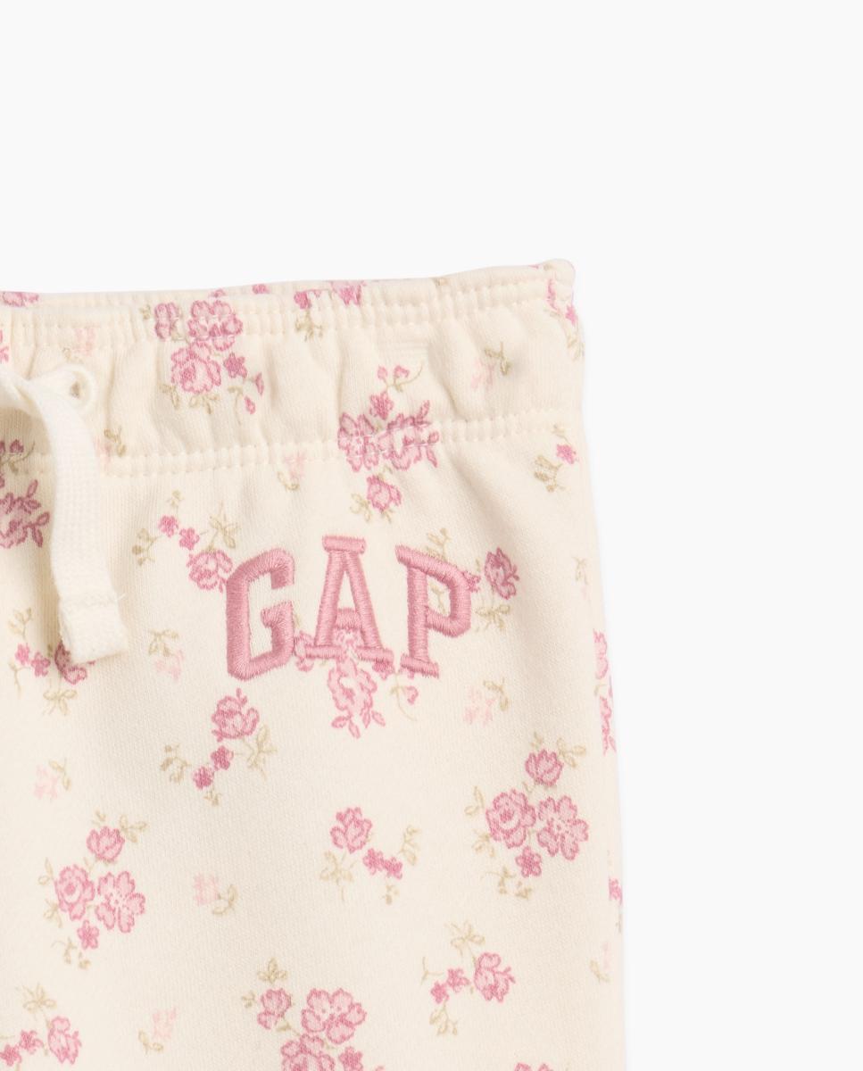 Pantalón jogger de bebé estampado - Gap - Rosa Rosa-3