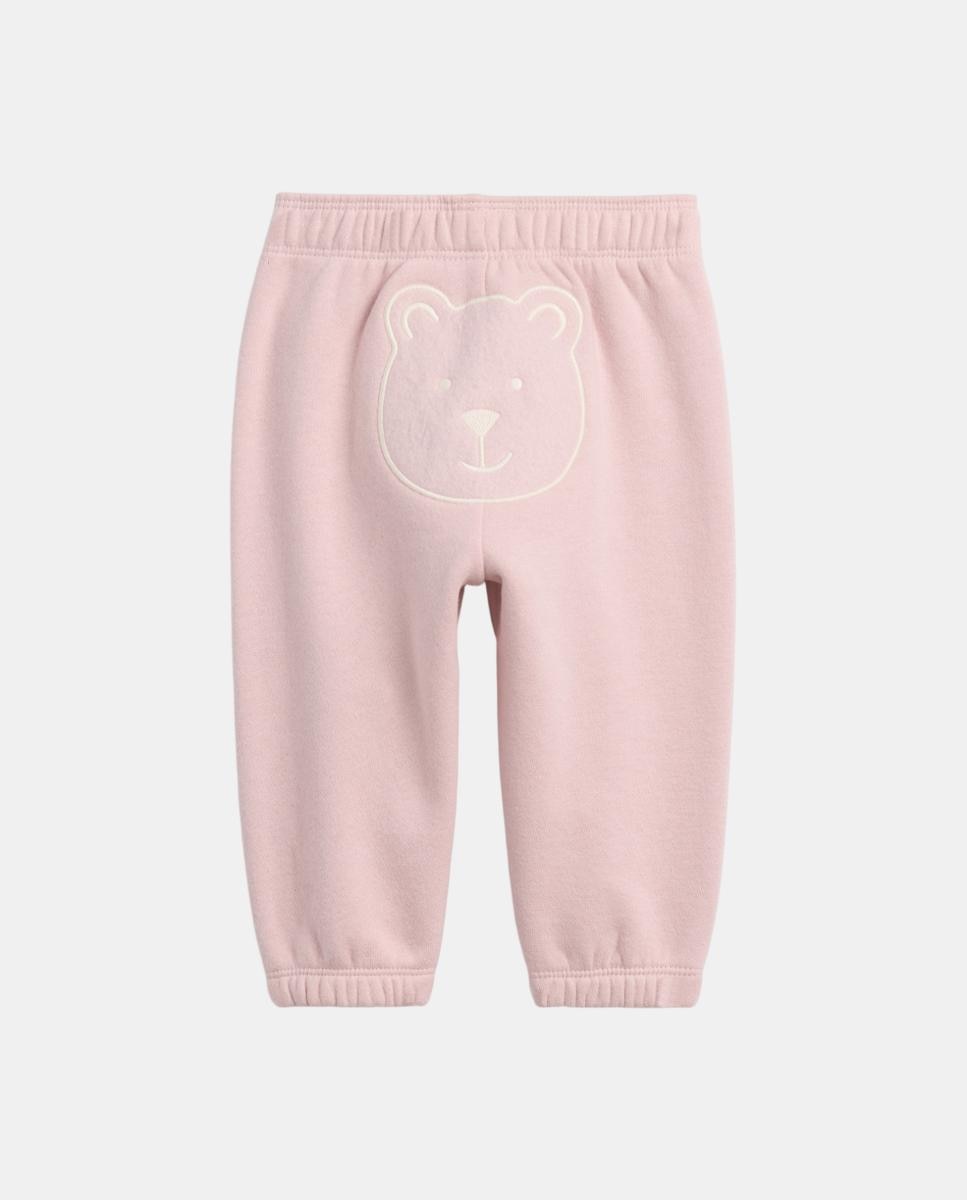 Pantalón jogger de bebé liso - Gap - Rosa Rosa-1